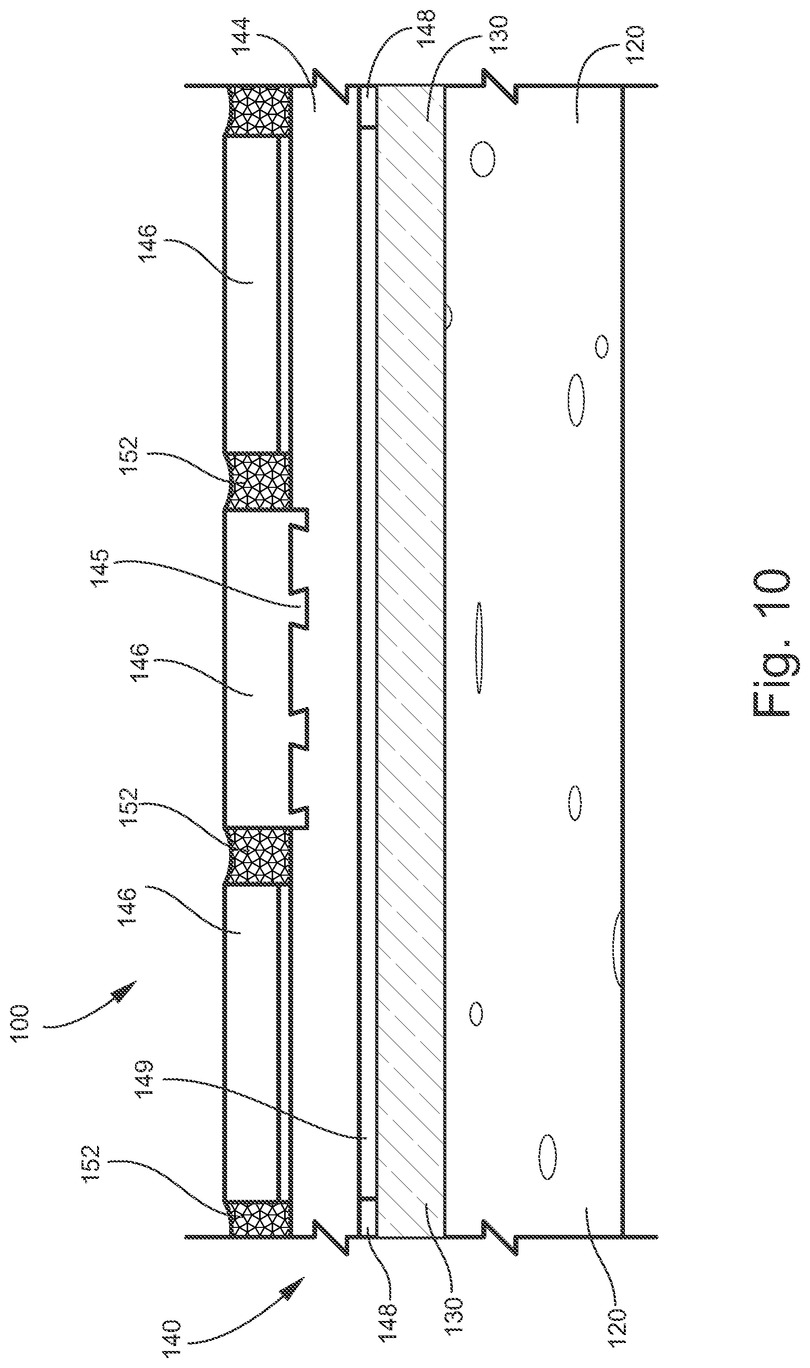 Patent US12312815 Figure 10 – Wall panel