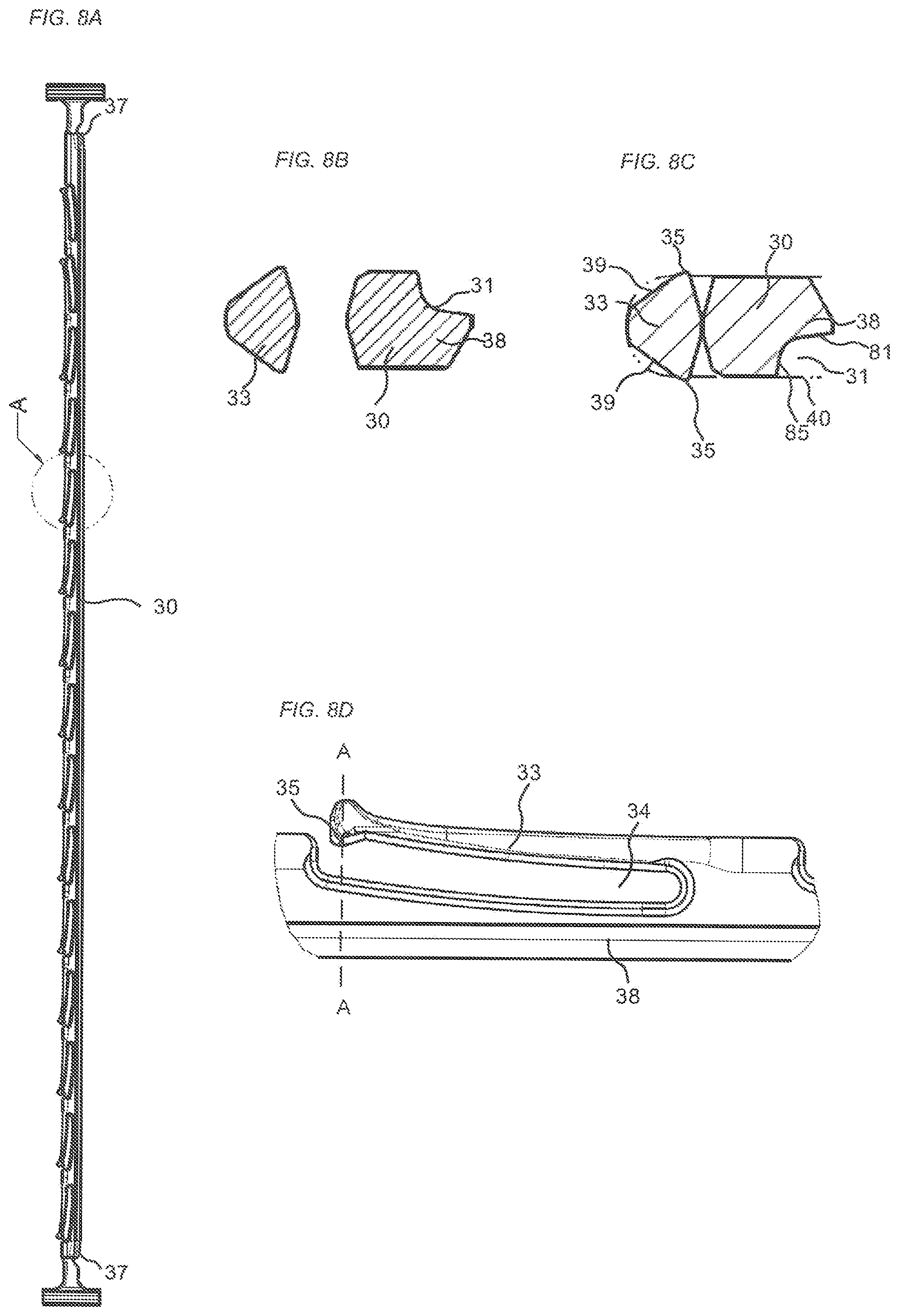 Patent US12312816 Figure 8 – Building panel with a mechanical locking system