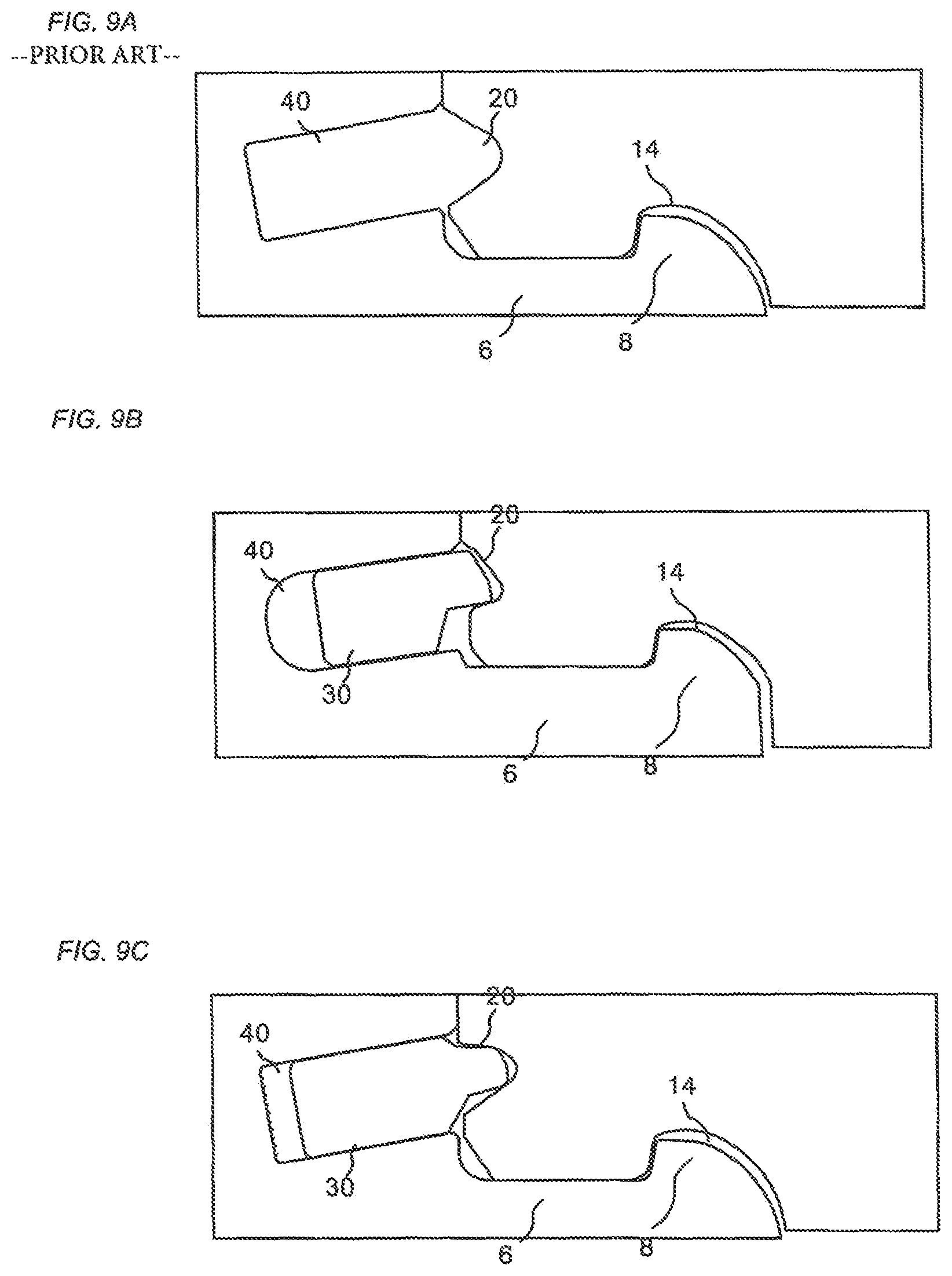 Patent US12312816 Figure 9 – Building panel with a mechanical locking system