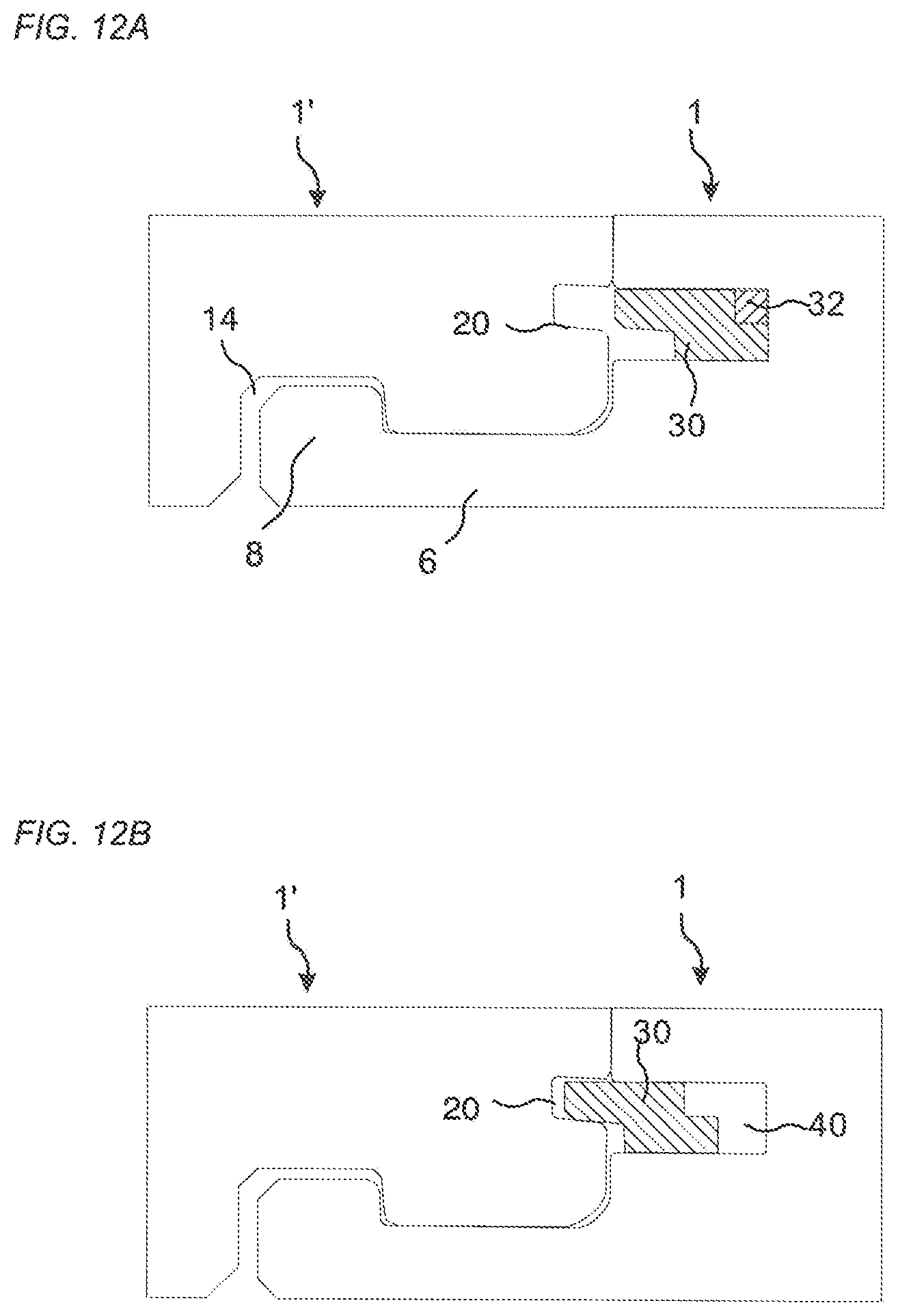 Patent US12312816 Figure 12 – Building panel with a mechanical locking system