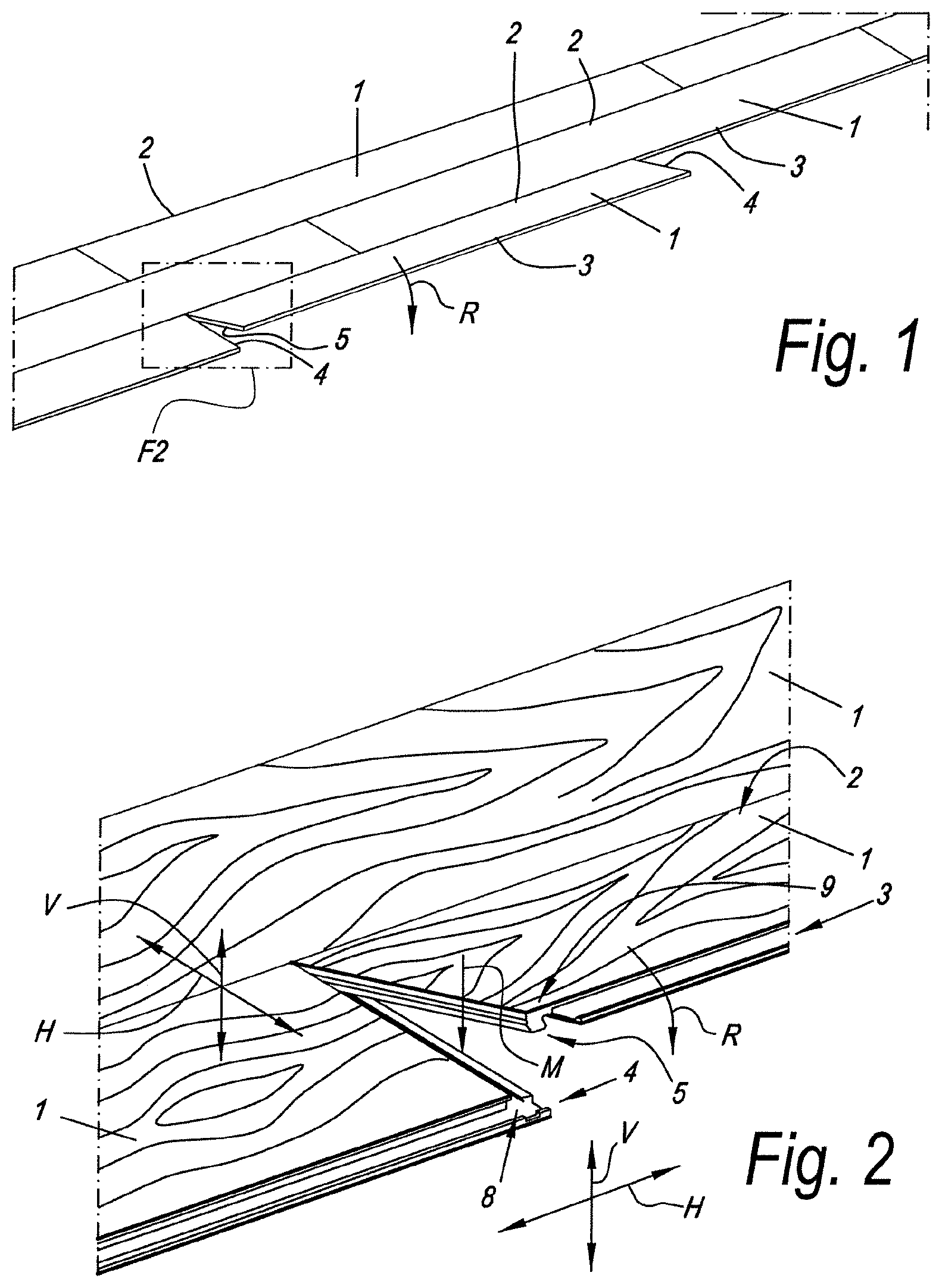 Patent US12312817 — Floor panel for forming a floor covering — Figure 1