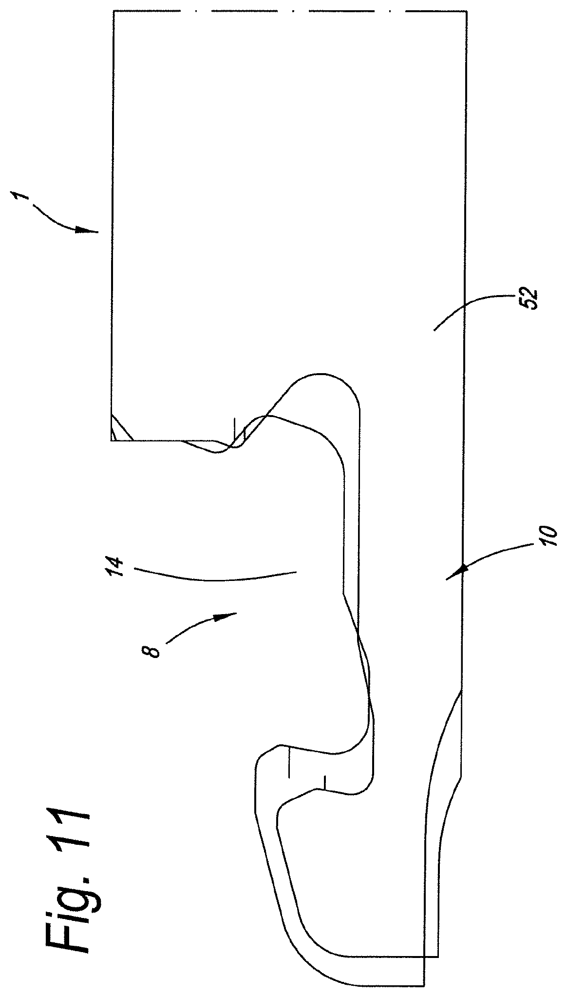 Patent US12312817 Figure 6 – Floor panel for forming a floor covering