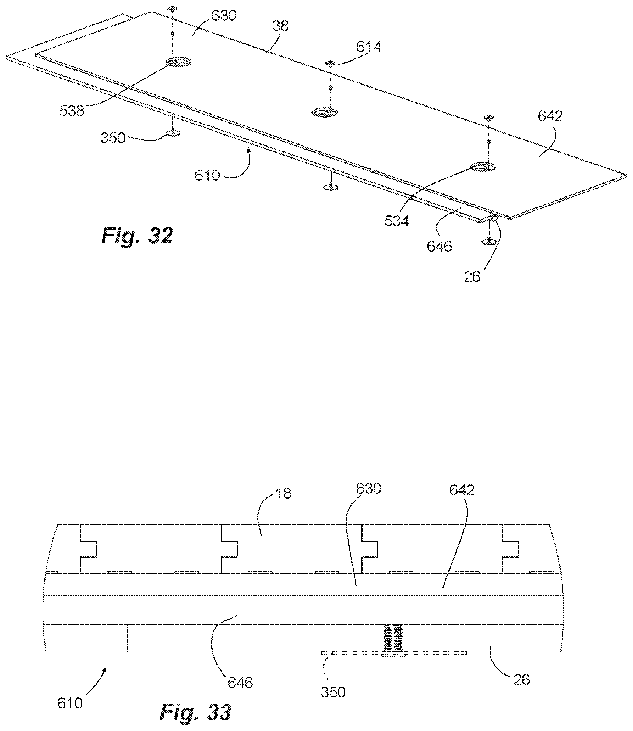 Patent US12312818 Figure 11 – Adhesive anchoring of subfloor