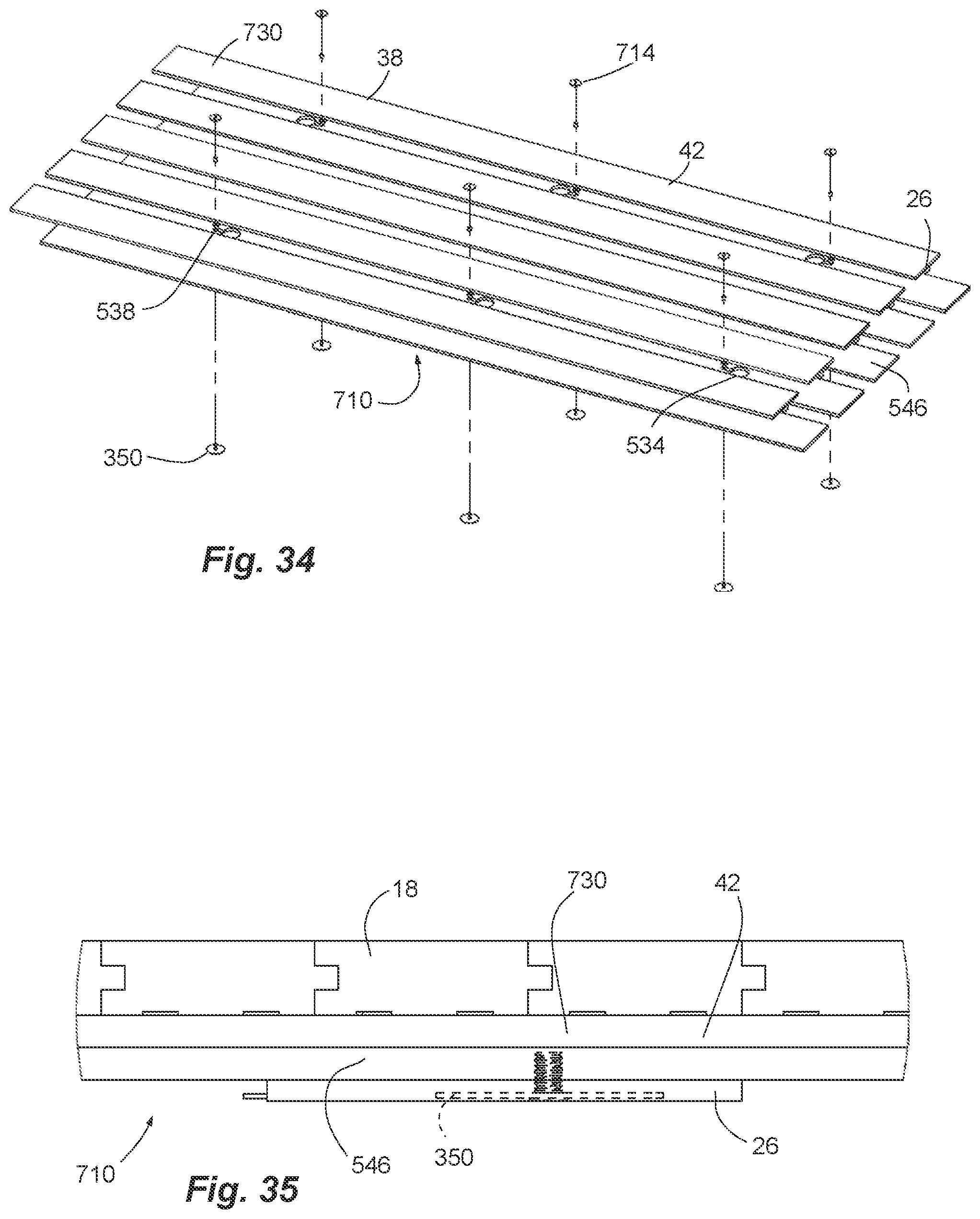 Patent US12312818 Figure 12 – Adhesive anchoring of subfloor