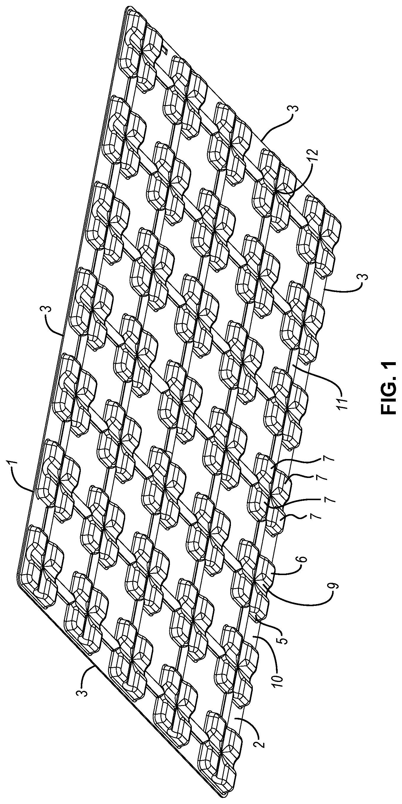 Patent US12312819 Figure 1 – Raised panel