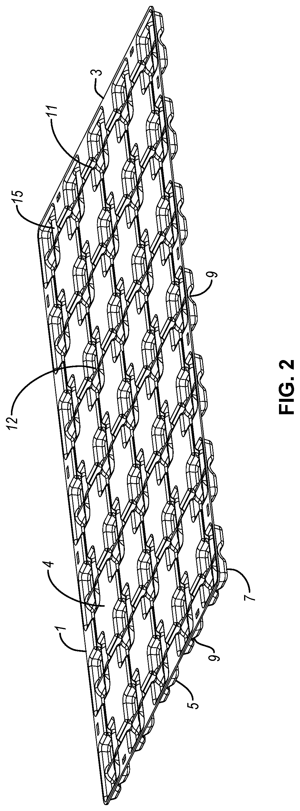 Patent US12312819 Figure 2 – Raised panel