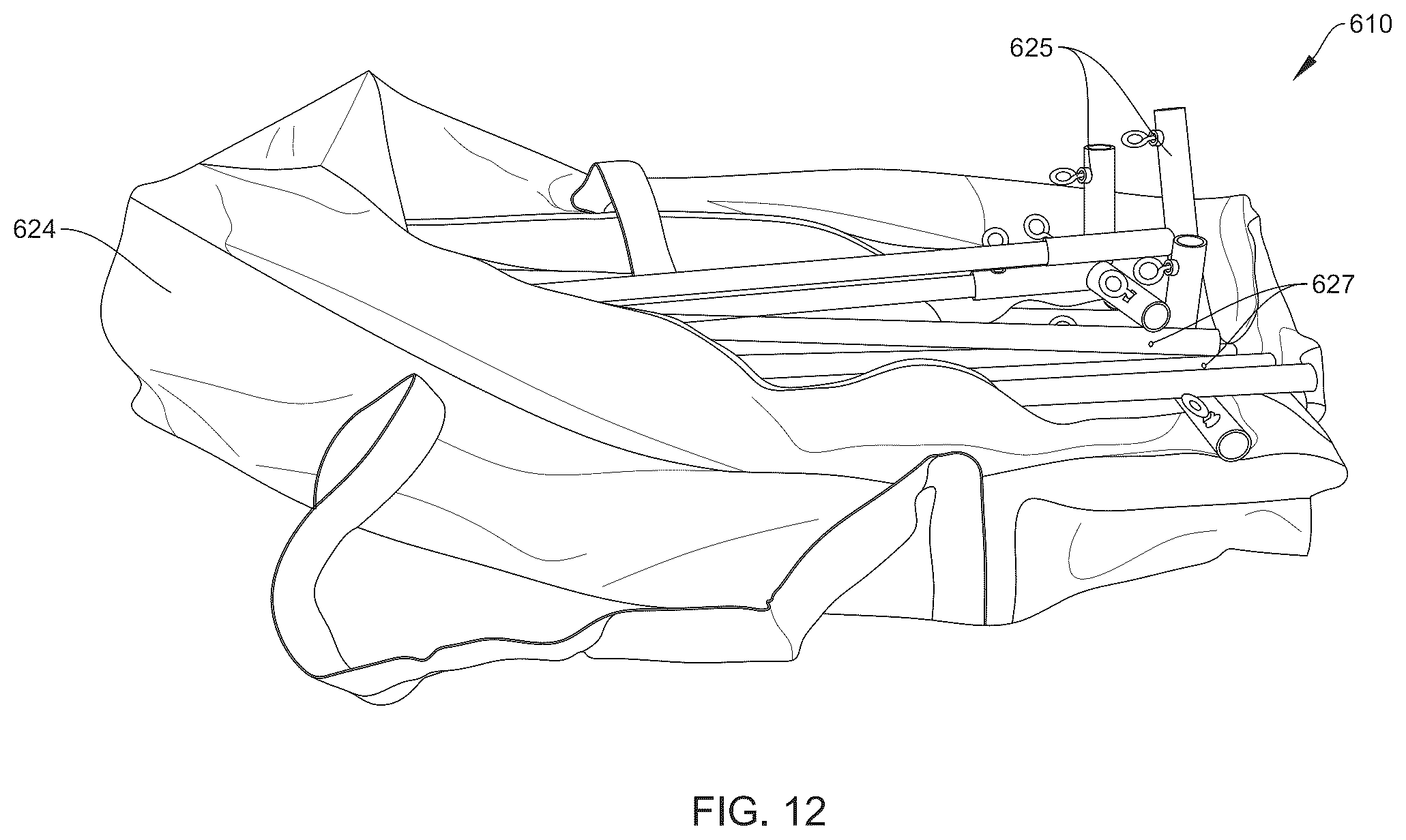 Patent US12312821 Figure 12 – Adaptable, temporary landscape protection structure