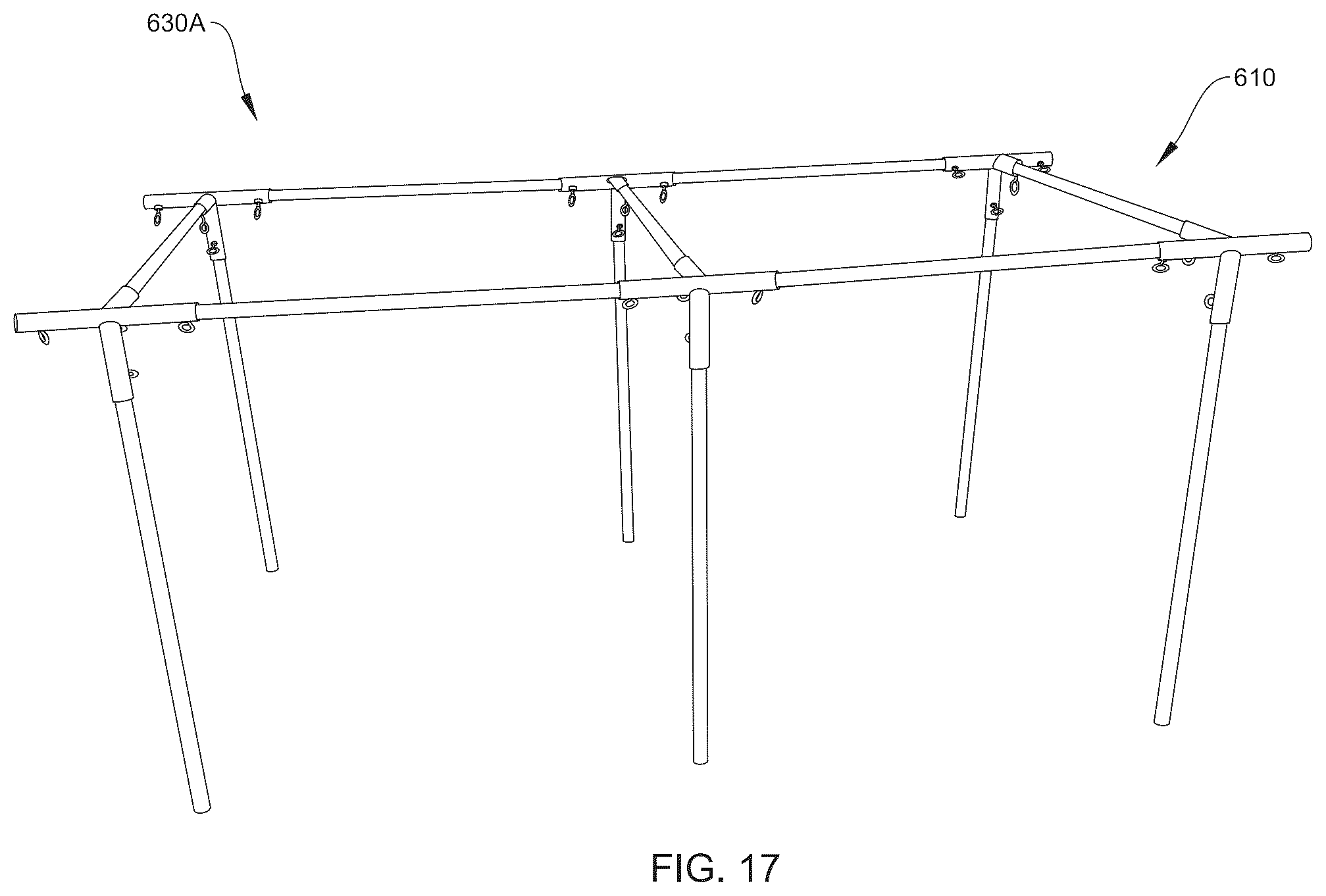 Patent US12312821 Figure 17 – Adaptable, temporary landscape protection structure