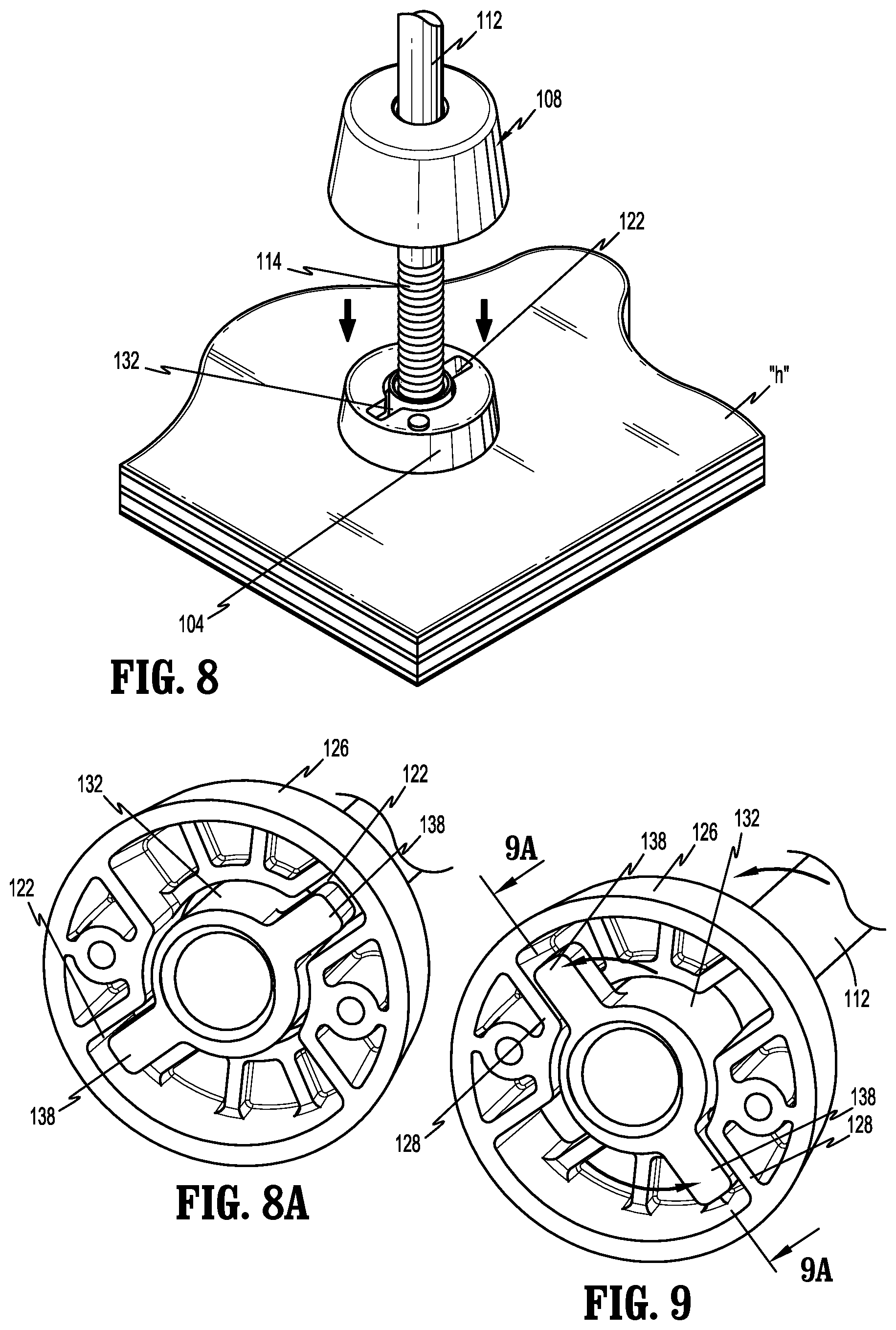 Patent US12312822 Figure 6 – Construction anchor apparatus and system and methodology of use