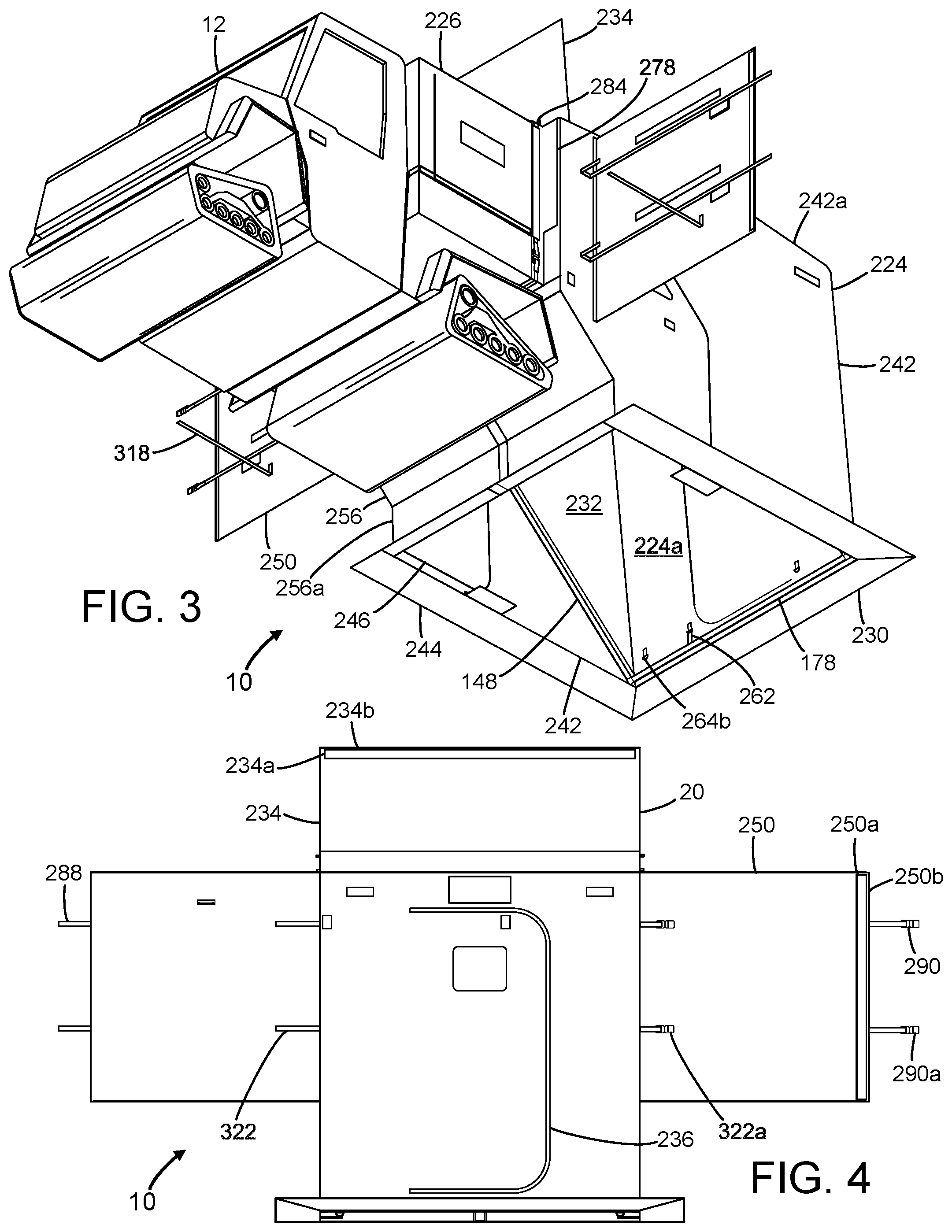Patent US12312823 Figure 2 – Portable multi-hinged shelter