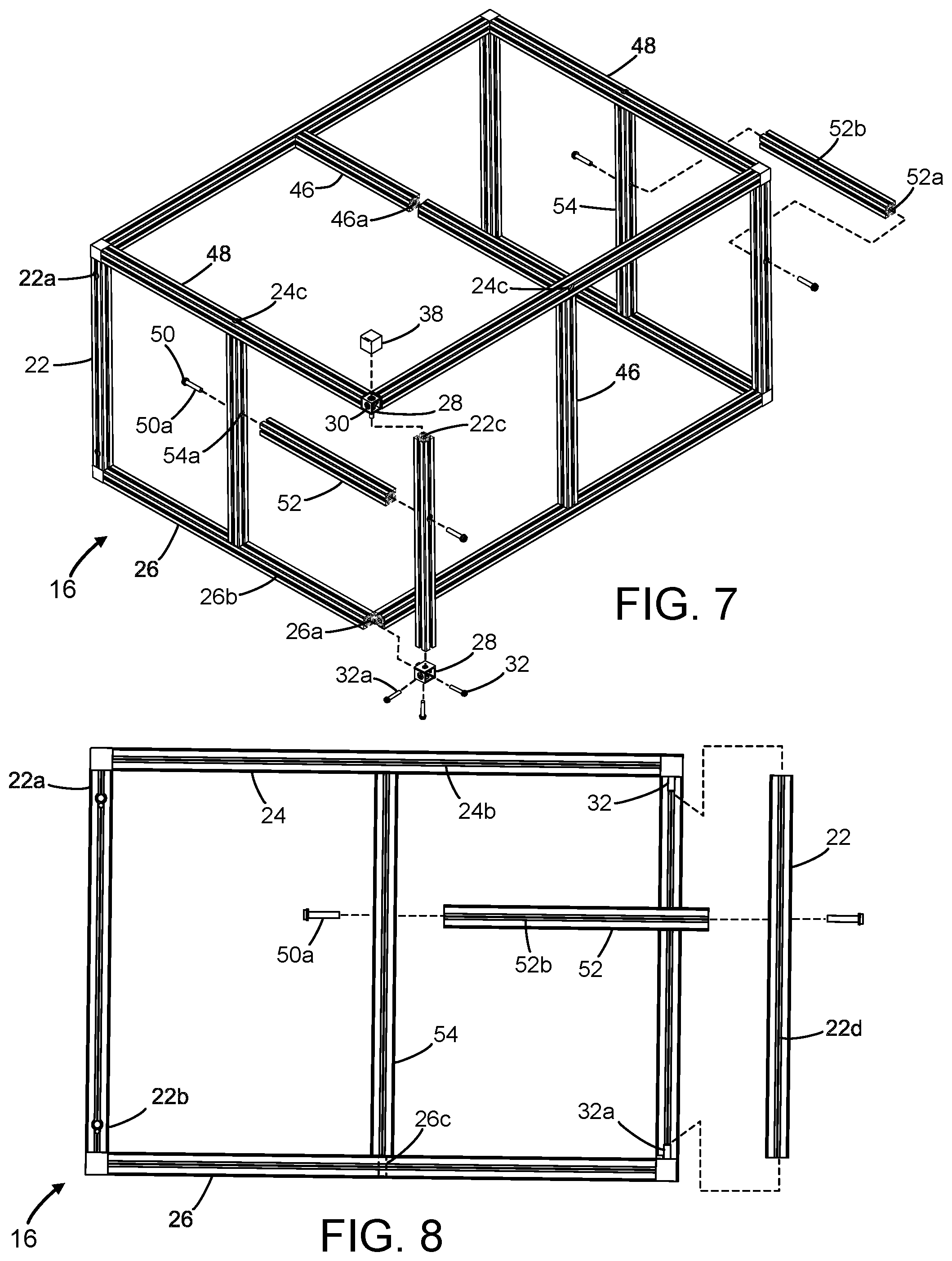 Patent US12312823 Figure 4 – Portable multi-hinged shelter