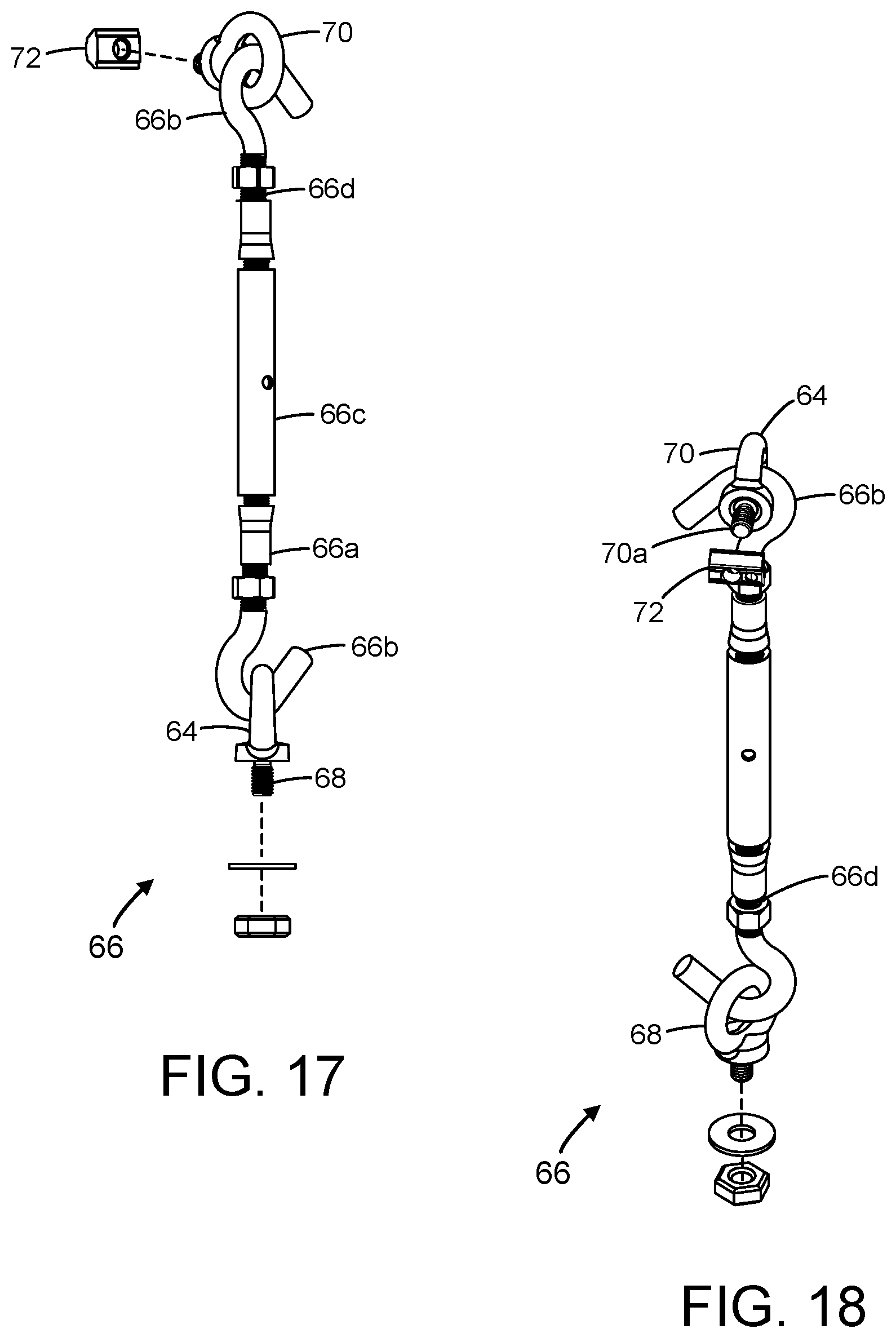 Patent US12312823 Figure 8 – Portable multi-hinged shelter
