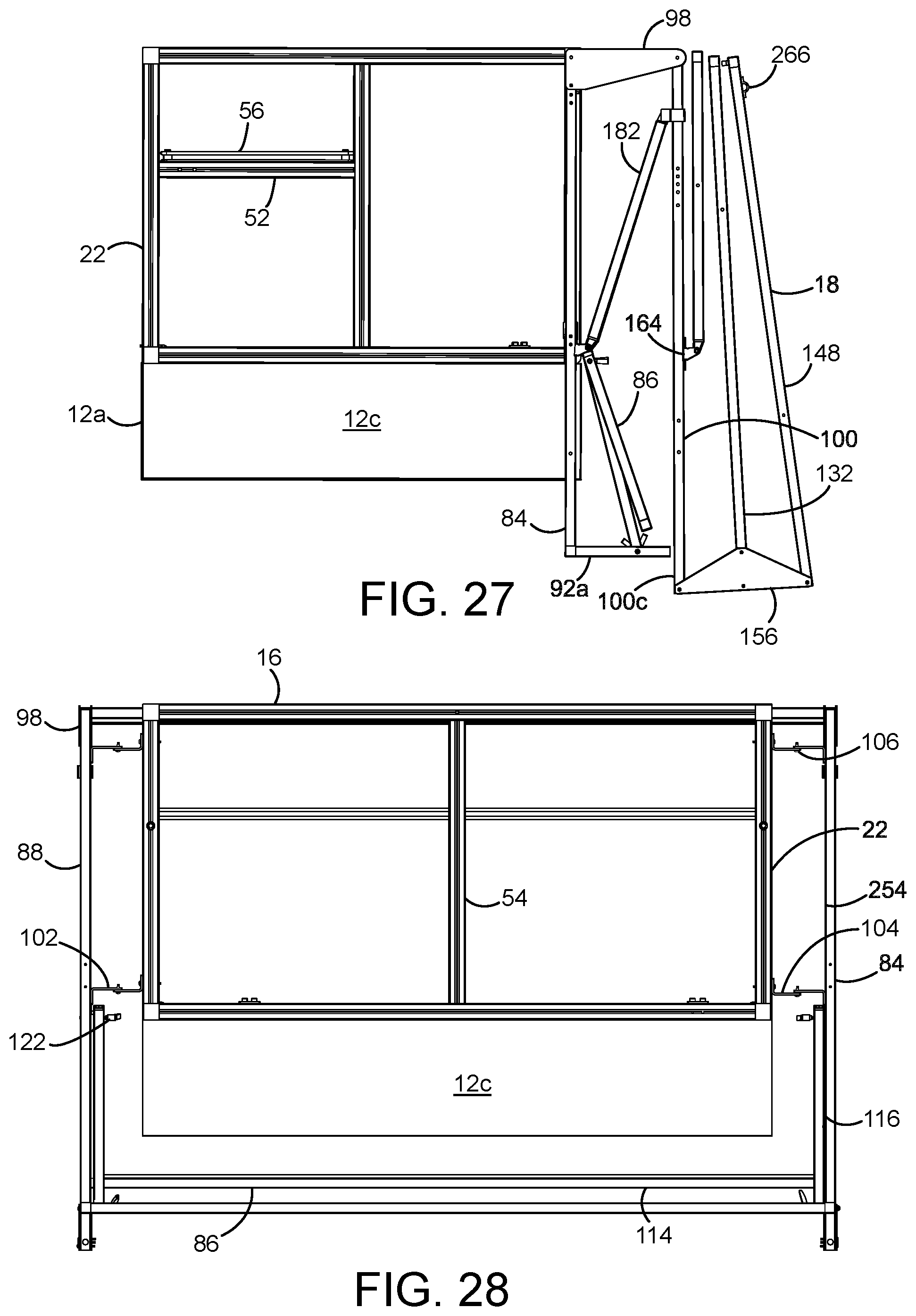 Patent US12312823 Figure 14 – Portable multi-hinged shelter