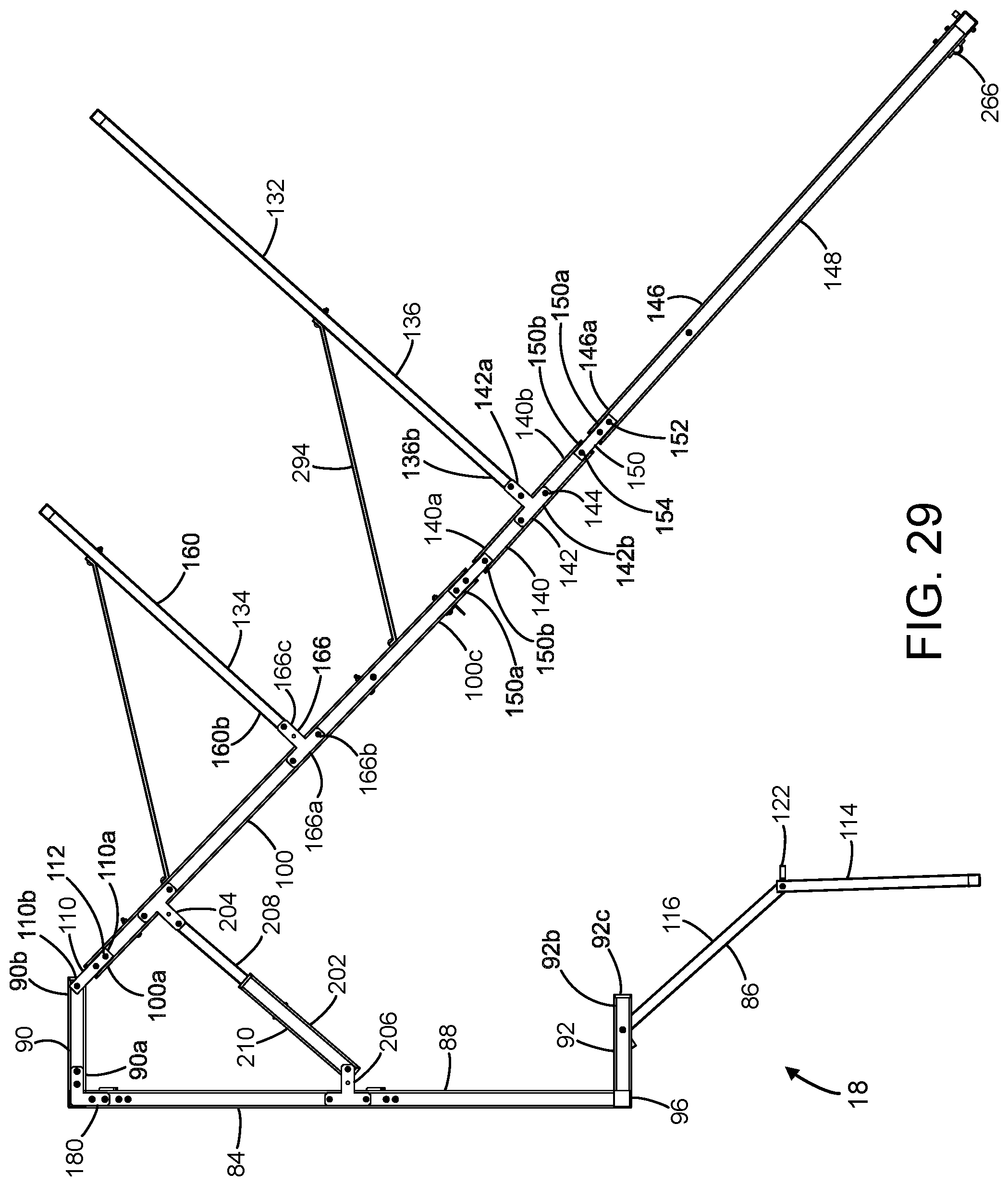 Patent US12312823 Figure 15 – Portable multi-hinged shelter