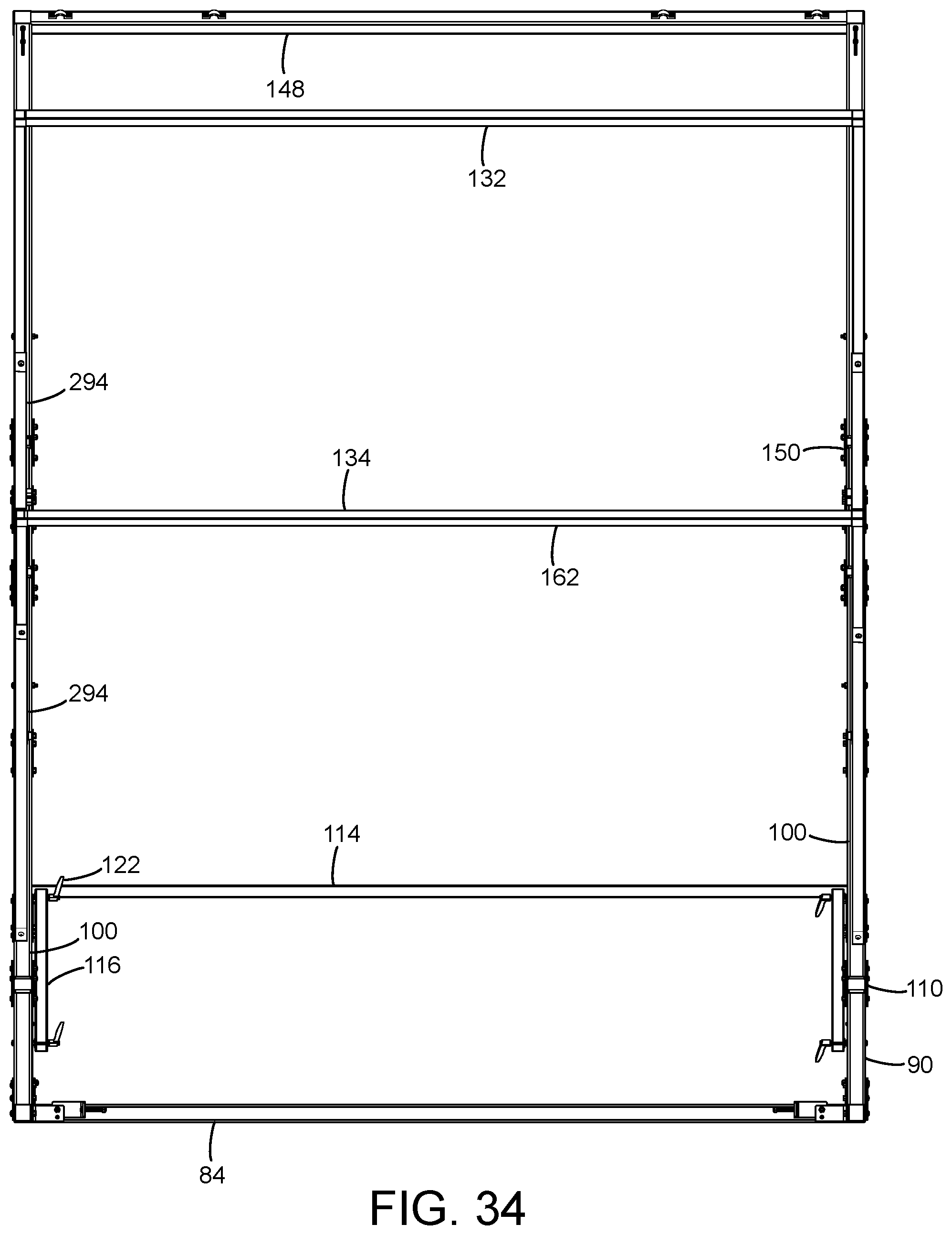 Patent US12312823 Figure 20 – Portable multi-hinged shelter