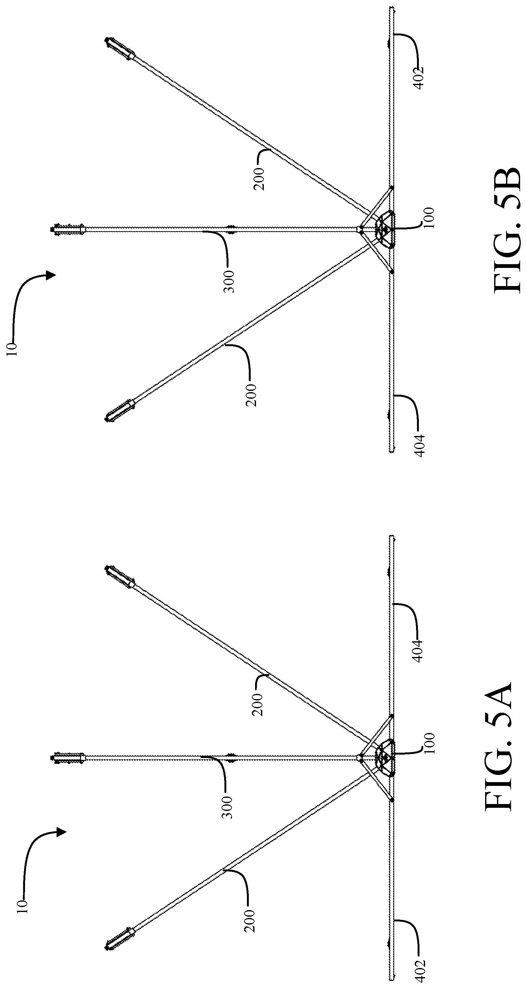 Patent US12312825 Figure 5 – Tent frame assembly
