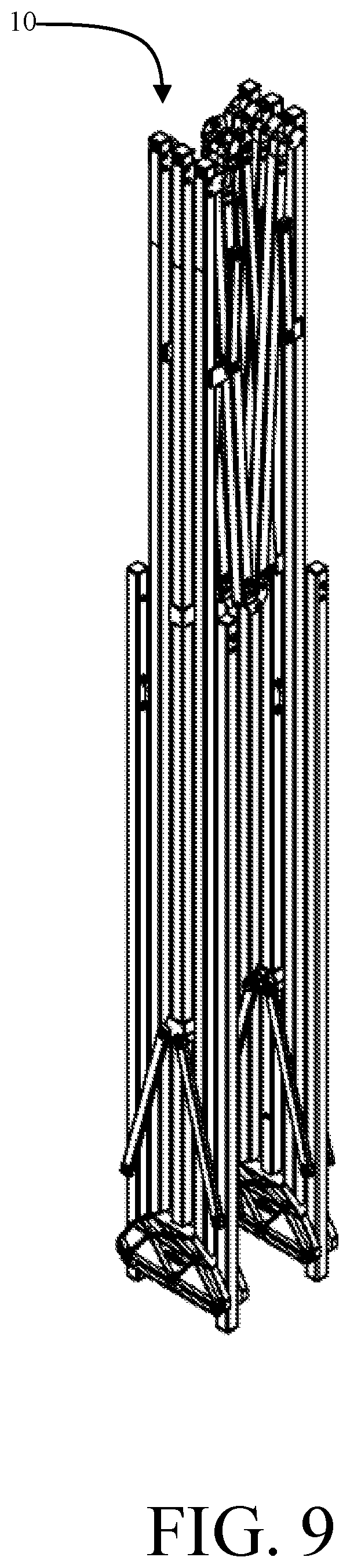 Patent US12312825 Figure 9 – Tent frame assembly