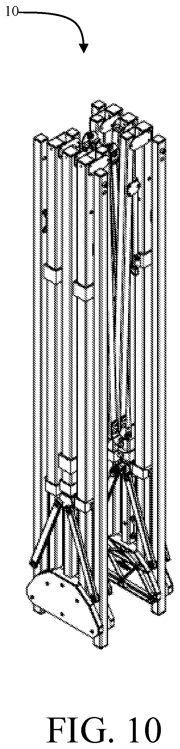 Patent US12312825 Figure 10 – Tent frame assembly