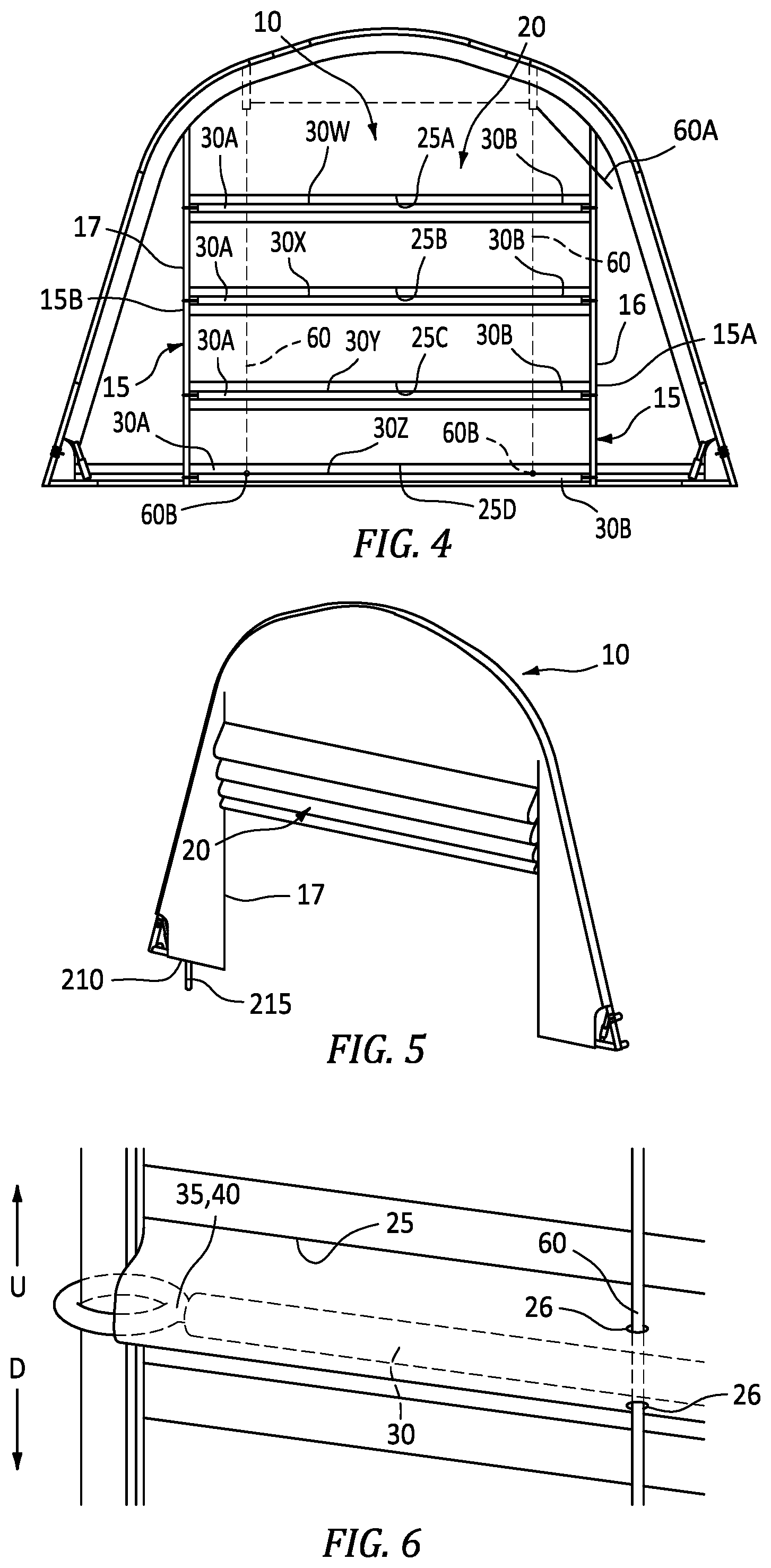 Patent US12312827 Figure 2 – Door assembly for a shelter and a shelter including same