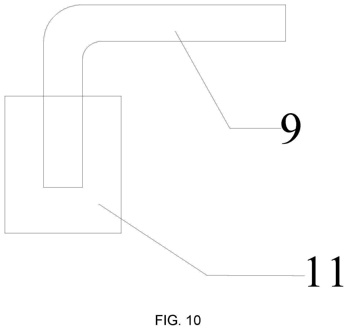 Patent US12312828 Figure 10 – Hinged quick installation fence