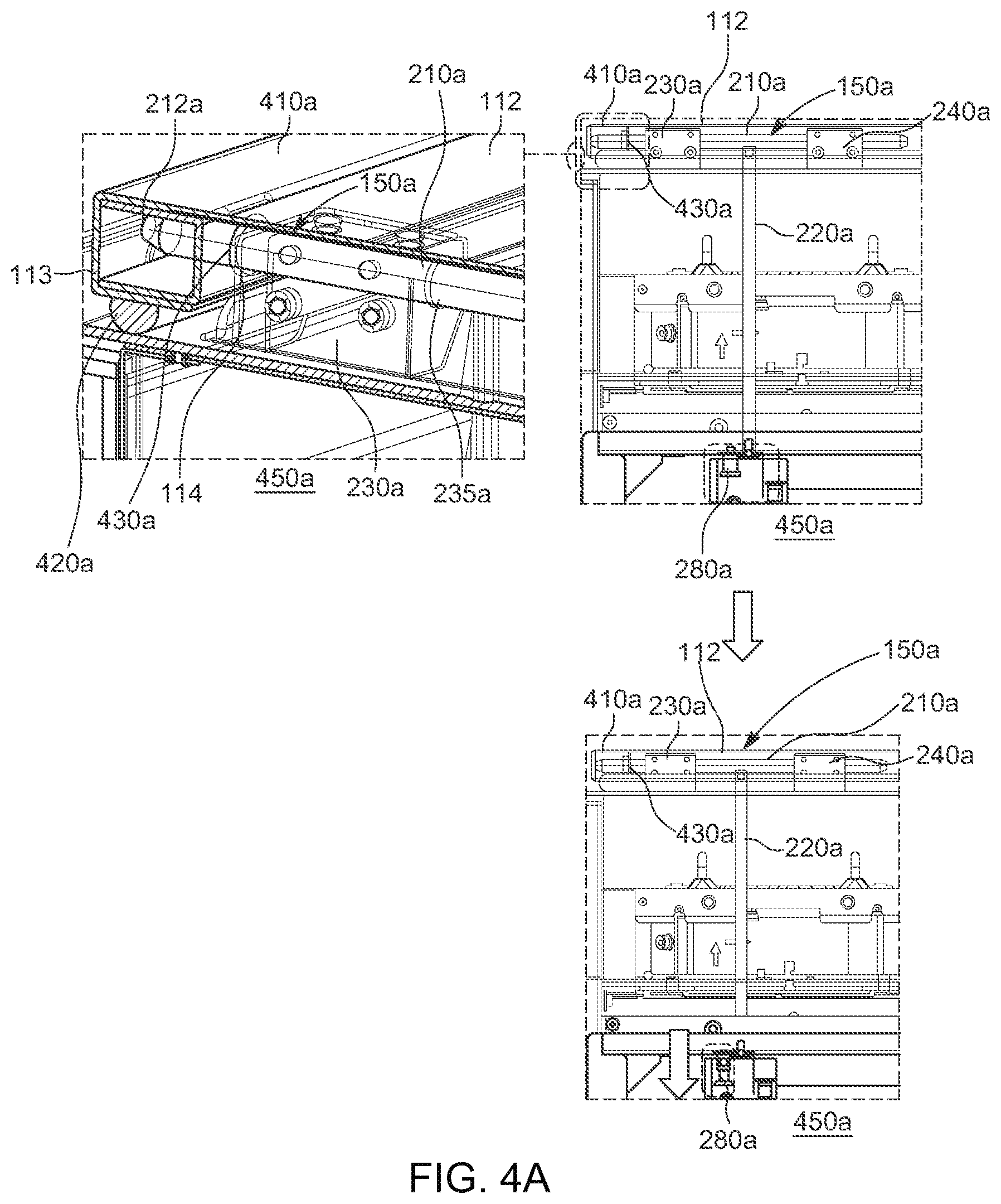 Patent US12312833 Figure 5 – Locking systems for server cabinets