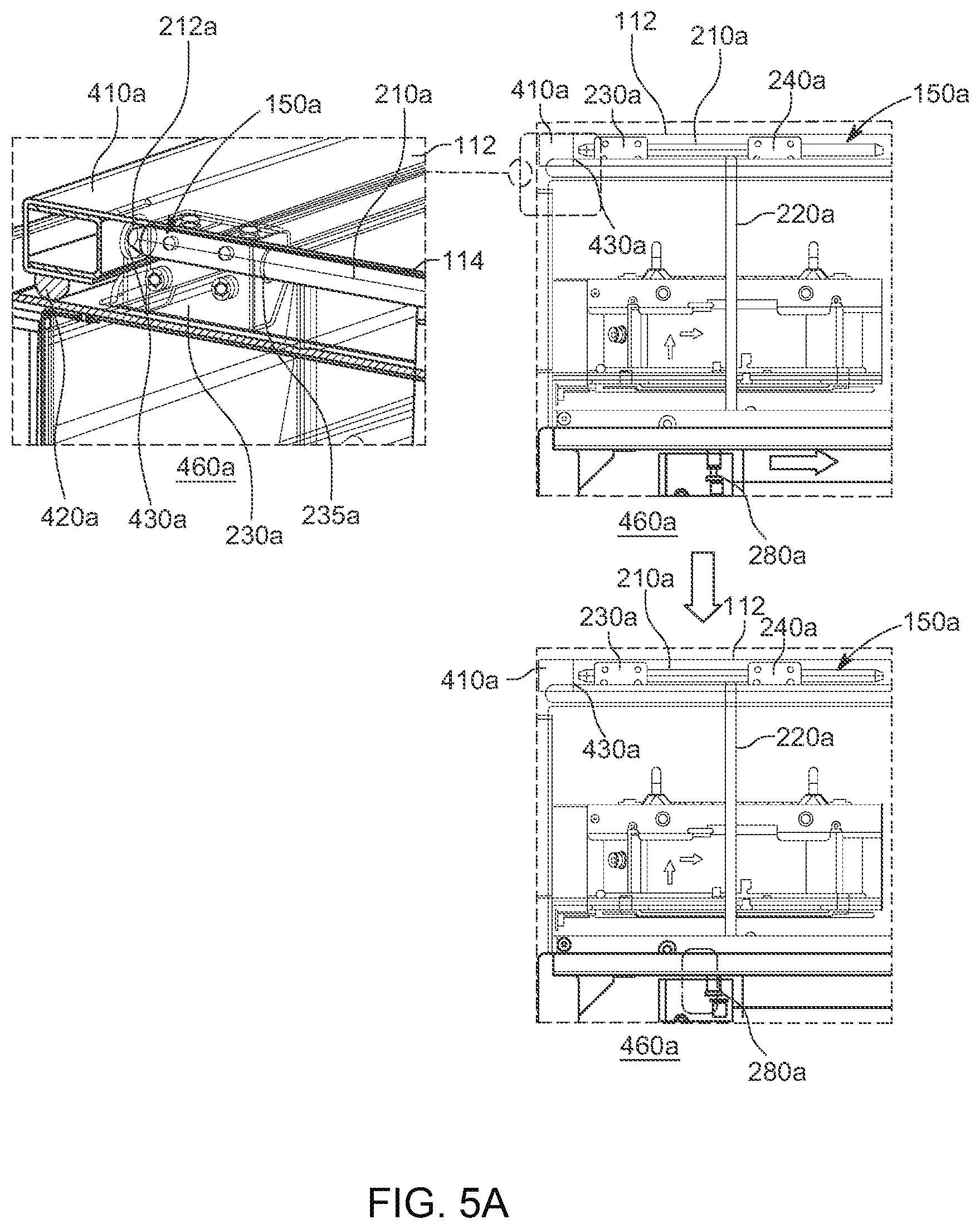 Patent US12312833 Figure 7 – Locking systems for server cabinets