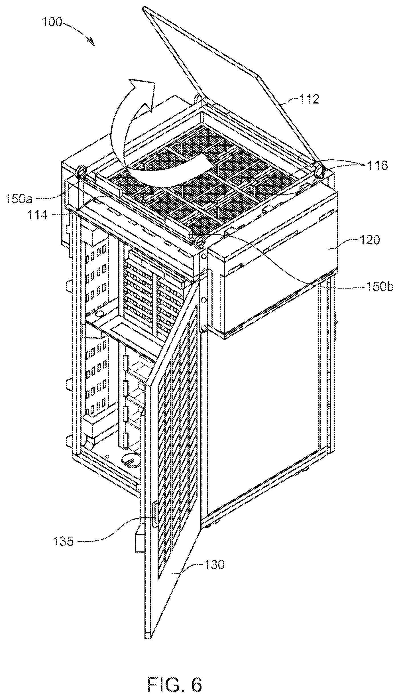 Patent US12312833 Figure 9 – Locking systems for server cabinets