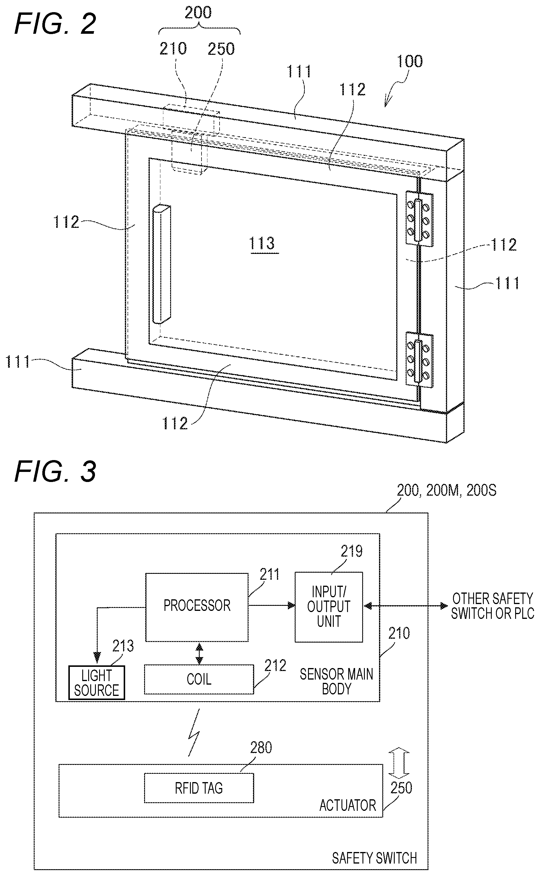 Patent US12312836 Figure 2 – Safety switch, and switch system