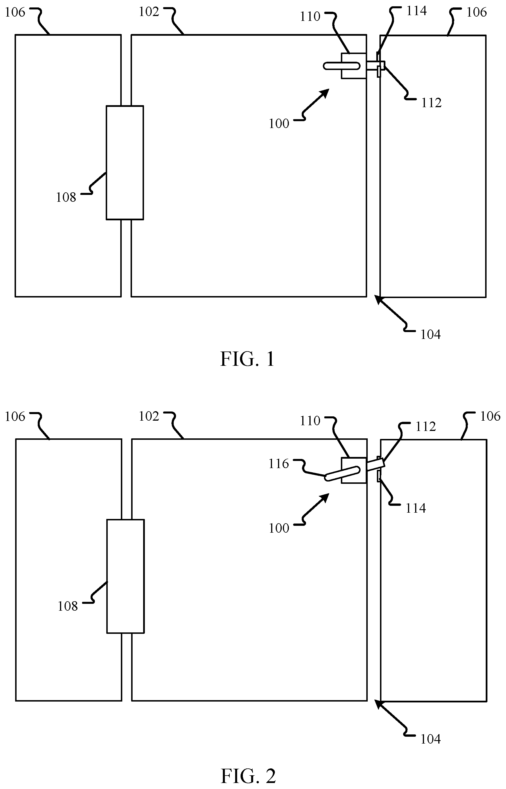 Patent US12312839 — Gate latch assembly — Figure 1