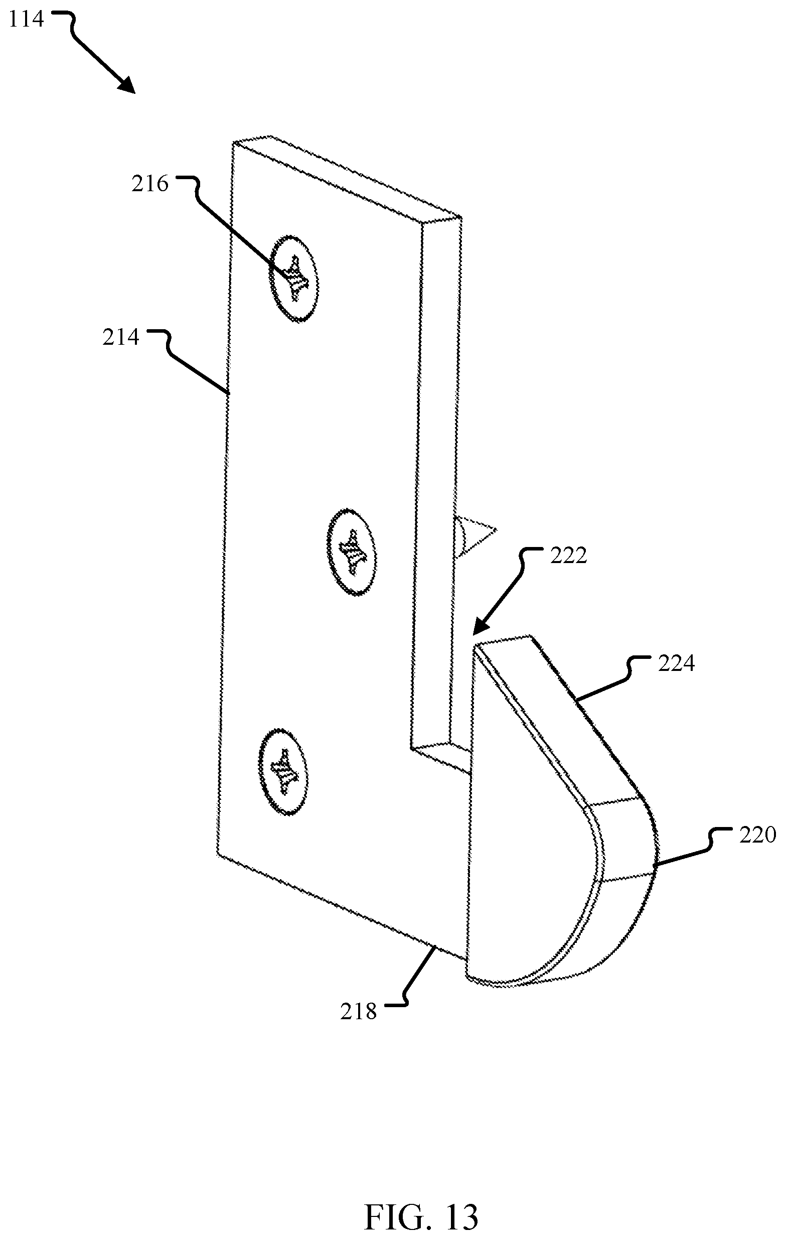 Patent US12312839 Figure 9 – Gate latch assembly