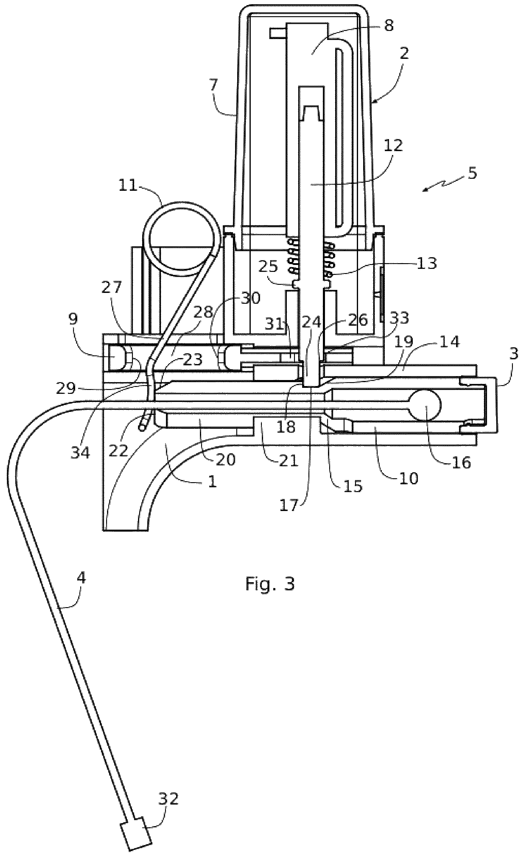 Patent US12312841 Figure 3 – Emergency access device for a vehicle openable leaf