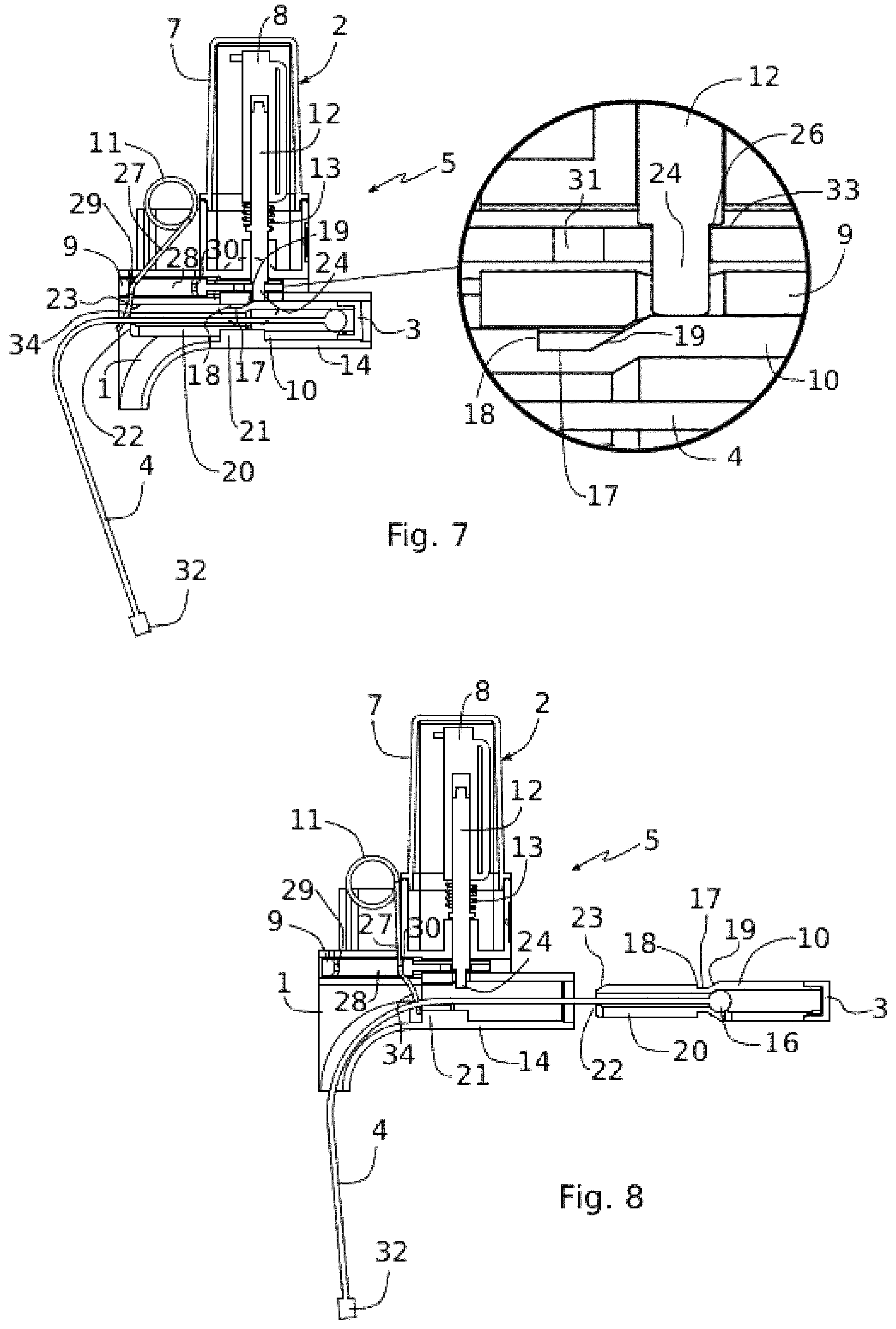 Patent US12312841 Figure 6 – Emergency access device for a vehicle openable leaf