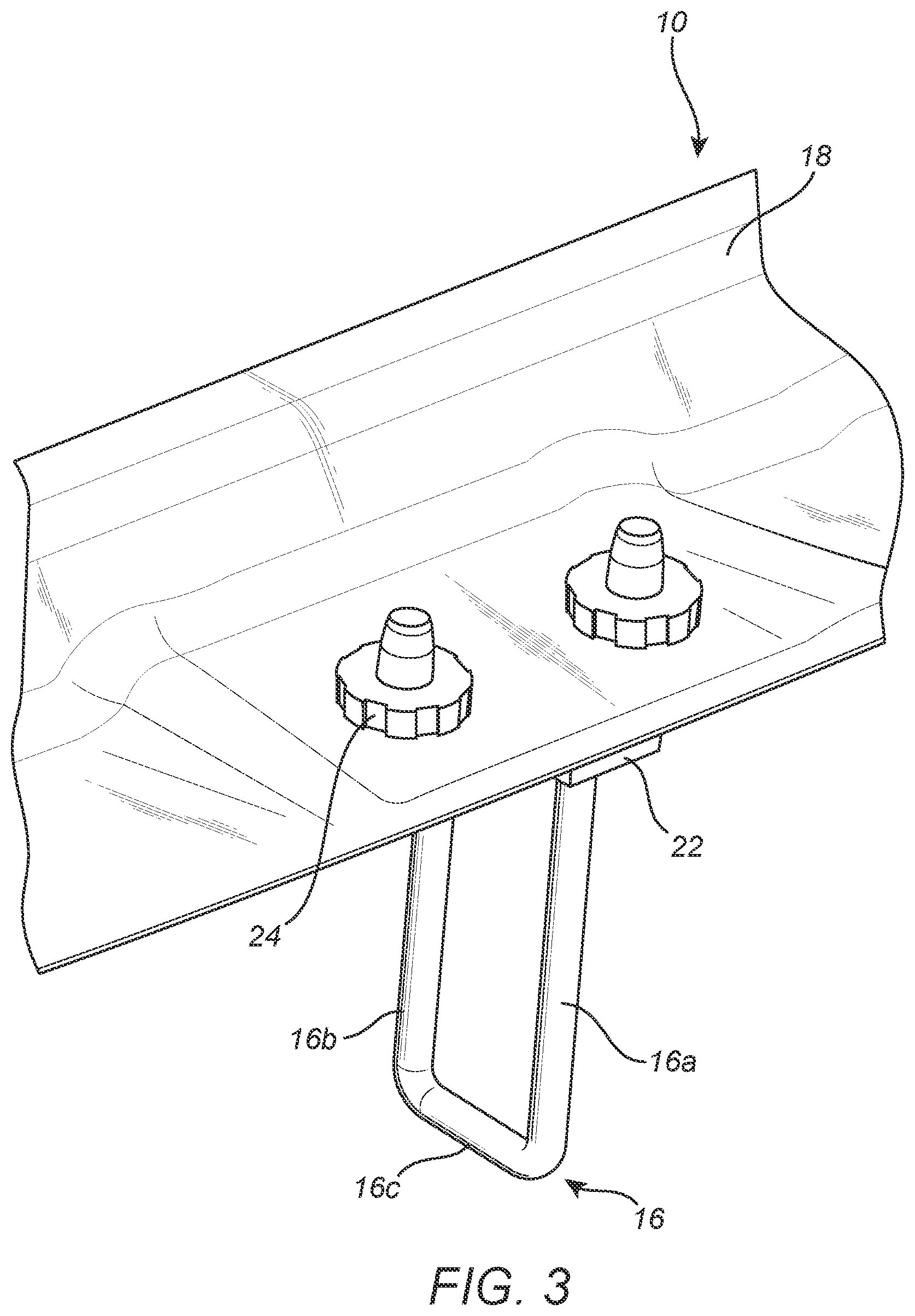 Patent US12312842 Figure 3 – Striker assembly for a vehicle