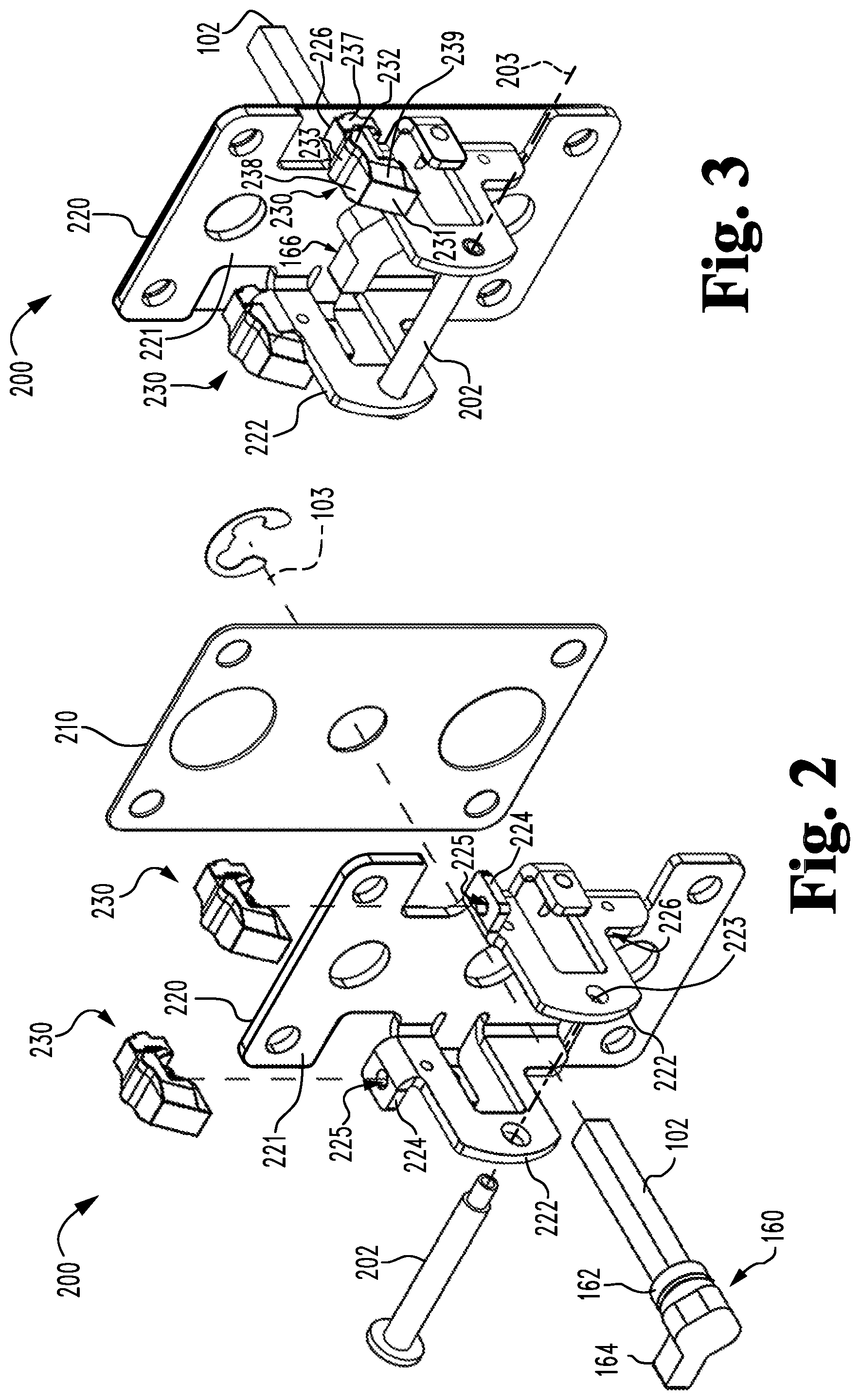 Patent US12312845 Figure 2 – Quiet trim assembly
