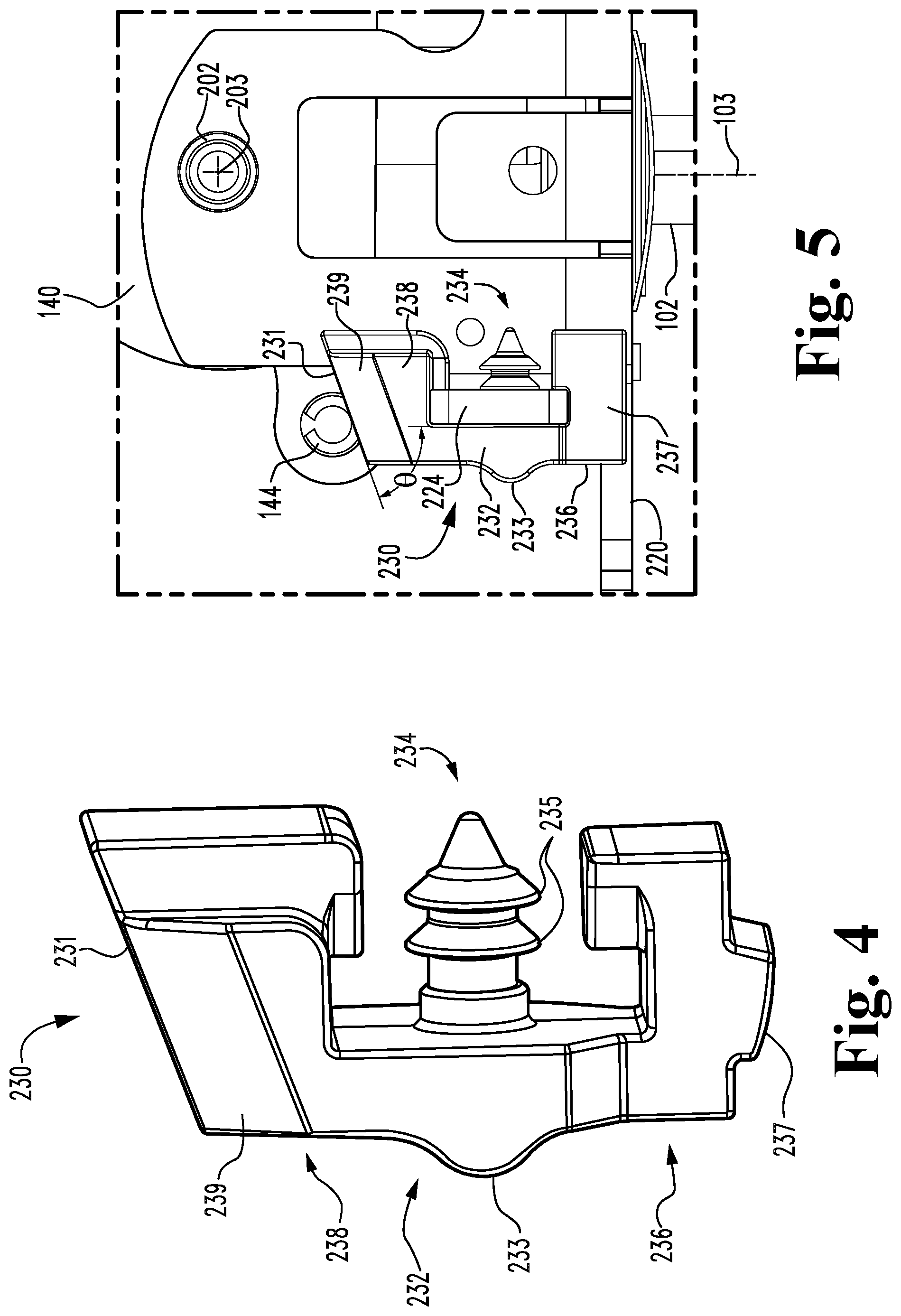 Patent US12312845 Figure 3 – Quiet trim assembly