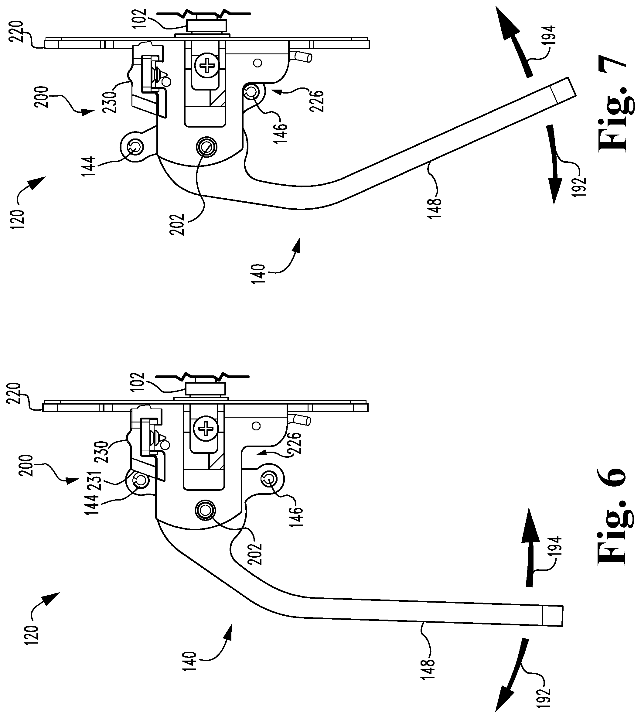 Patent US12312845 Figure 4 – Quiet trim assembly