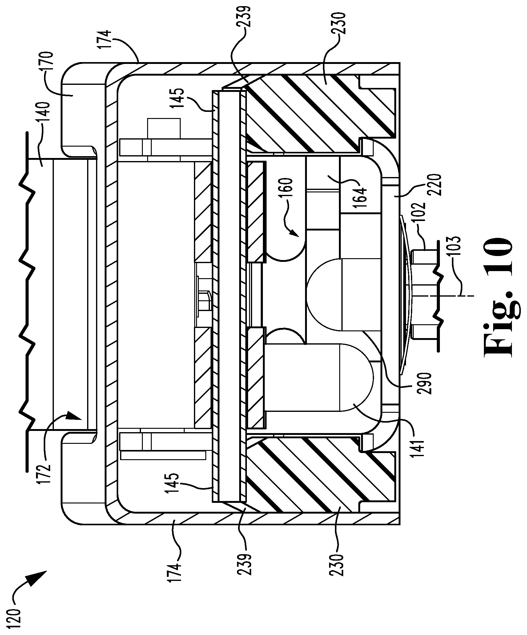 Patent US12312845 Figure 6 – Quiet trim assembly