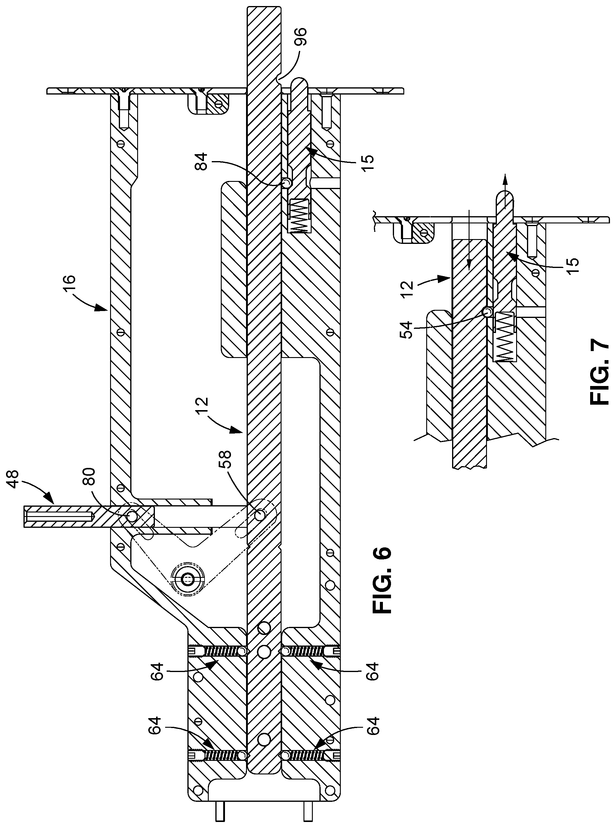 Patent US12312846 Figure 4 – Door locking mechanism
