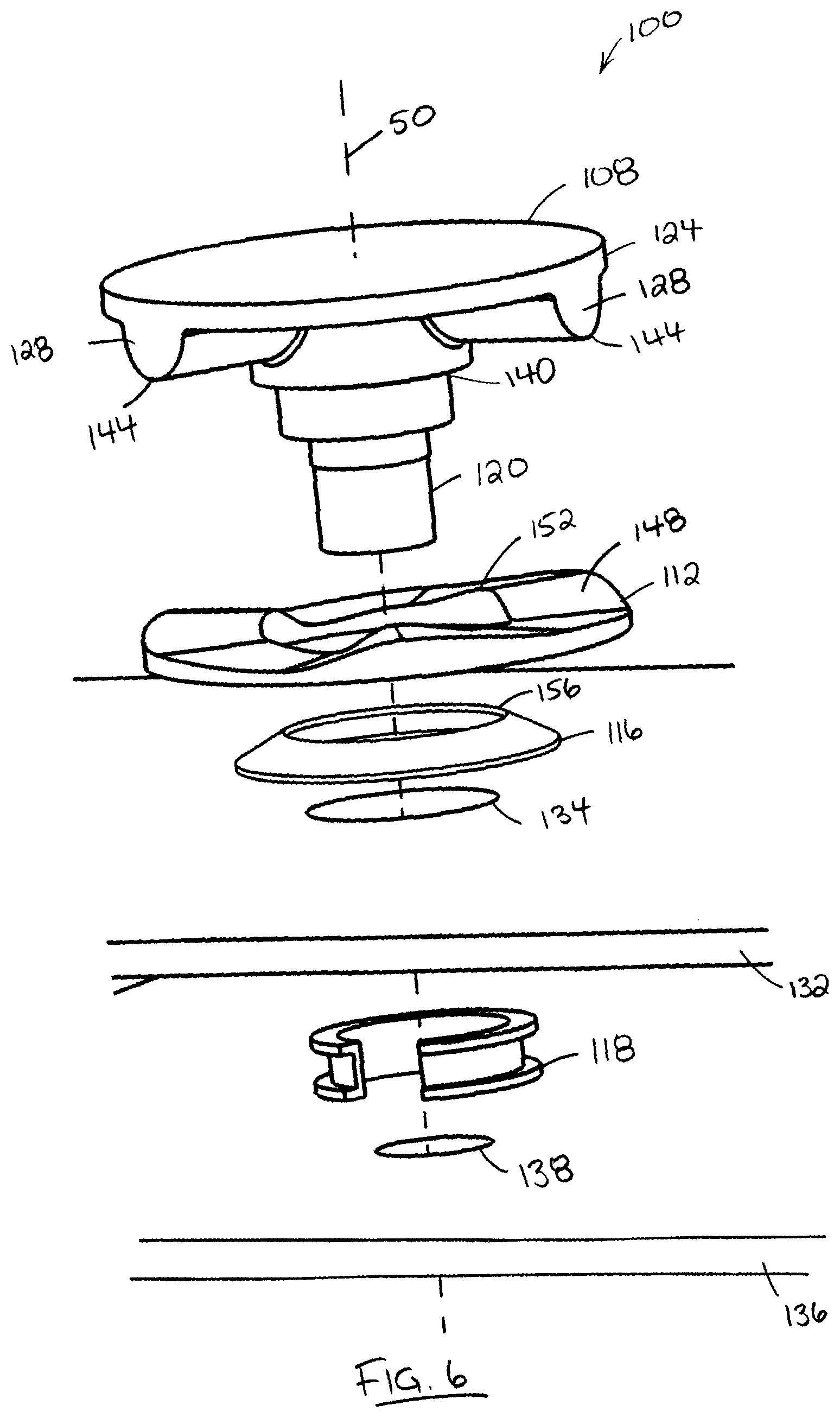 Patent US12312847 Figure 6 – Door hinge with integrated door check
