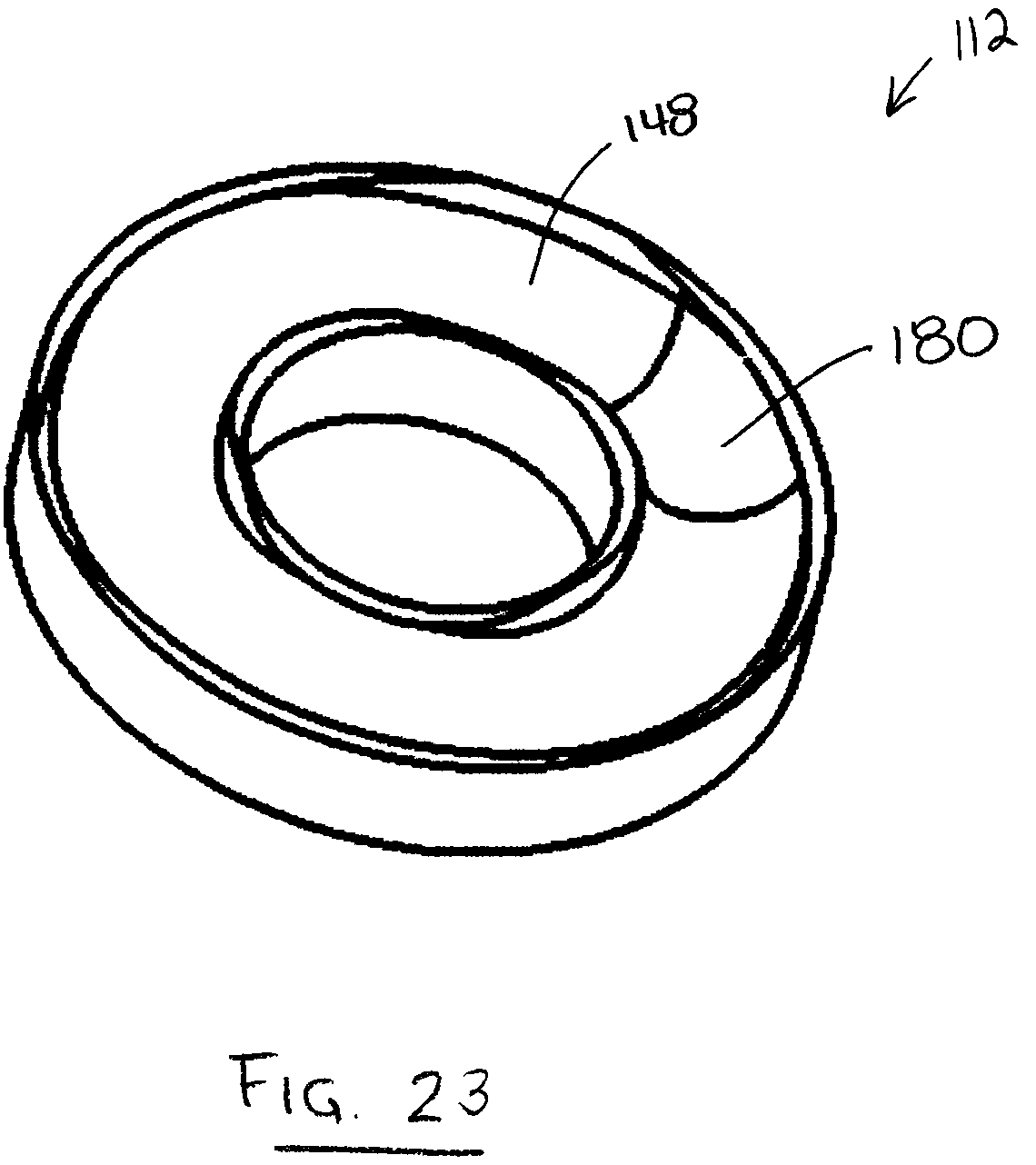 Patent US12312847 Figure 14 – Door hinge with integrated door check