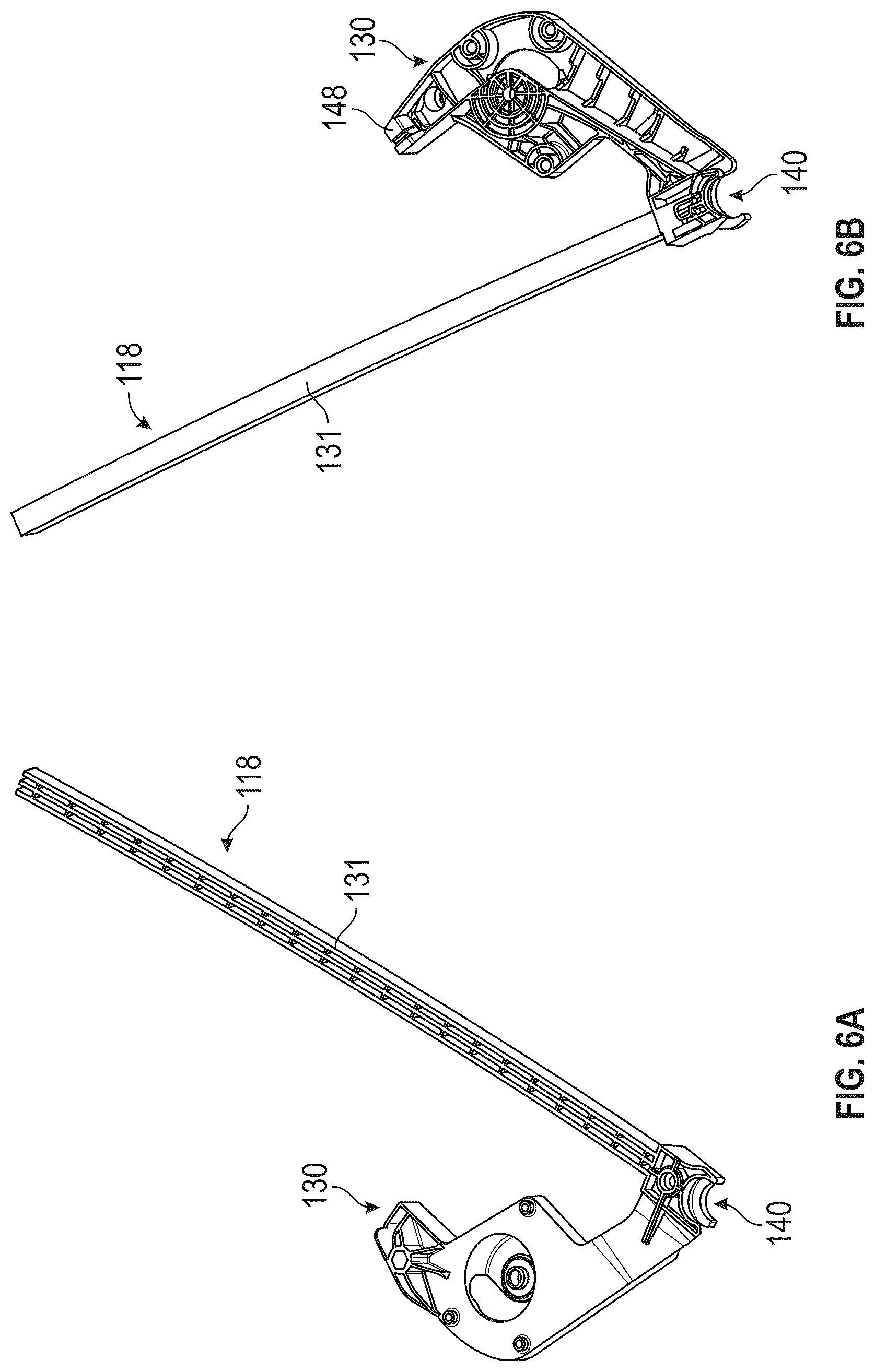 Patent US12312848 Figure 5 – Window regulator with optimized motor configuration