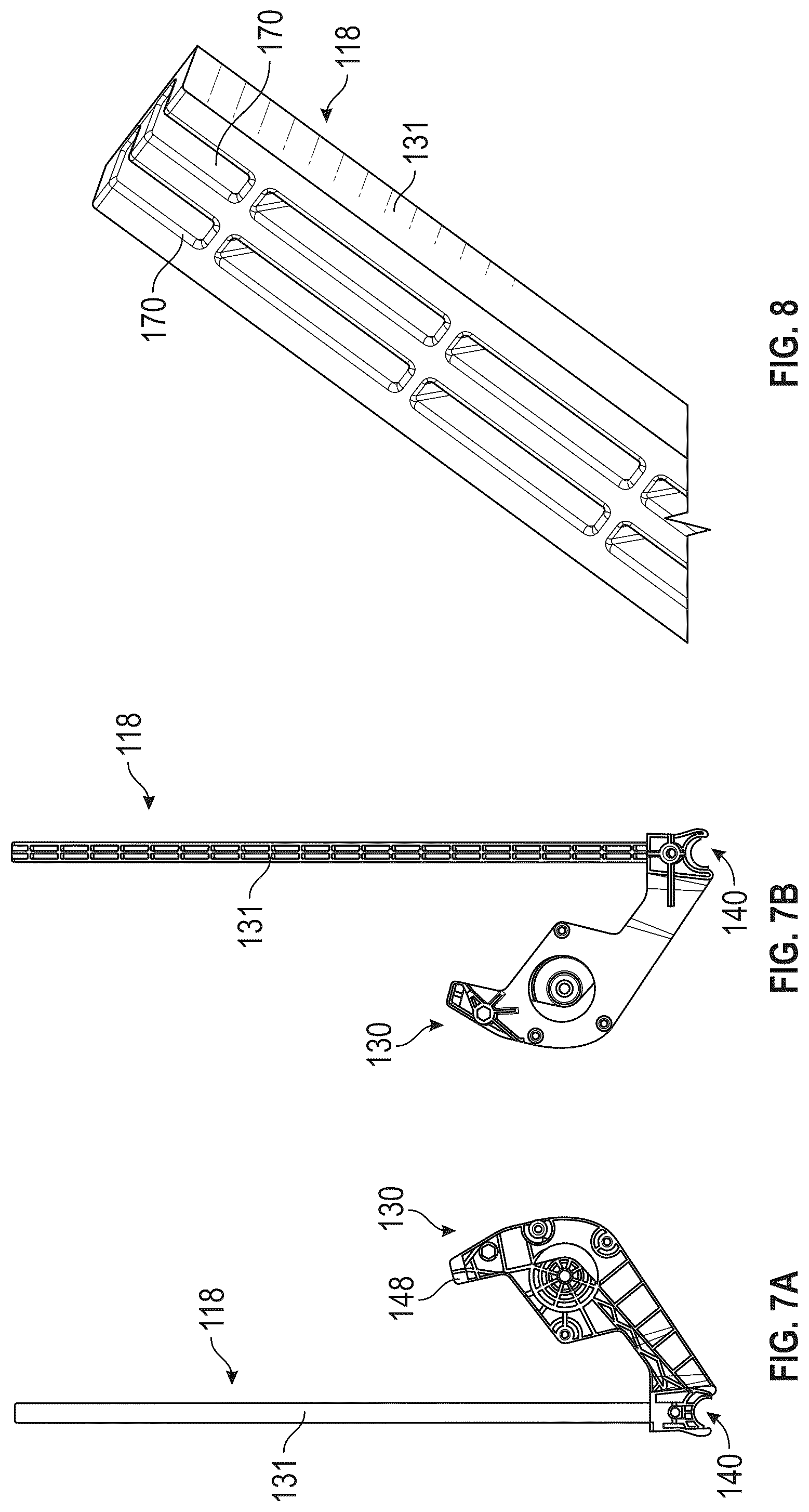 Patent US12312848 Figure 6 – Window regulator with optimized motor configuration