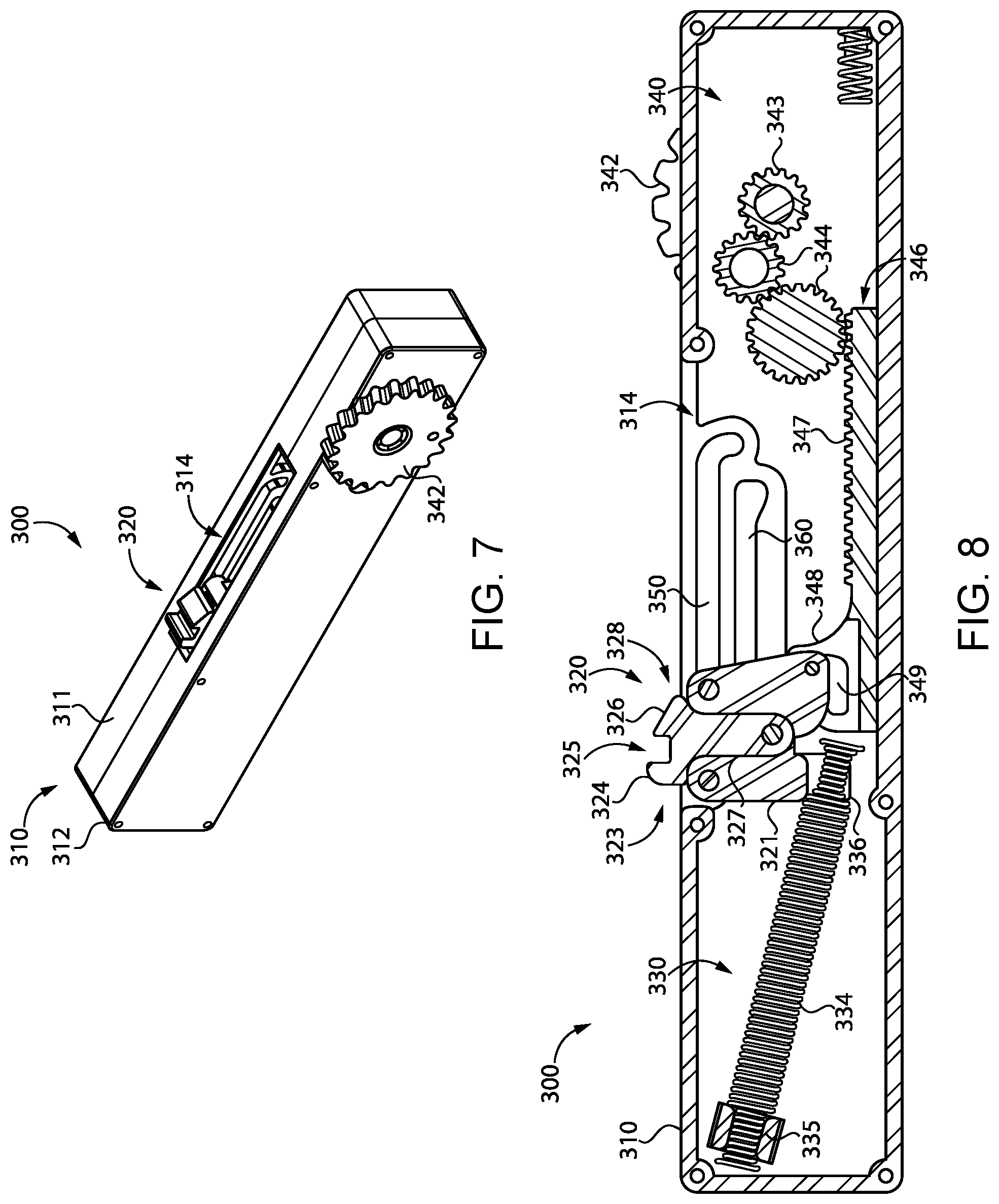 Patent US12312850 Figure 6 – Sliding door systems