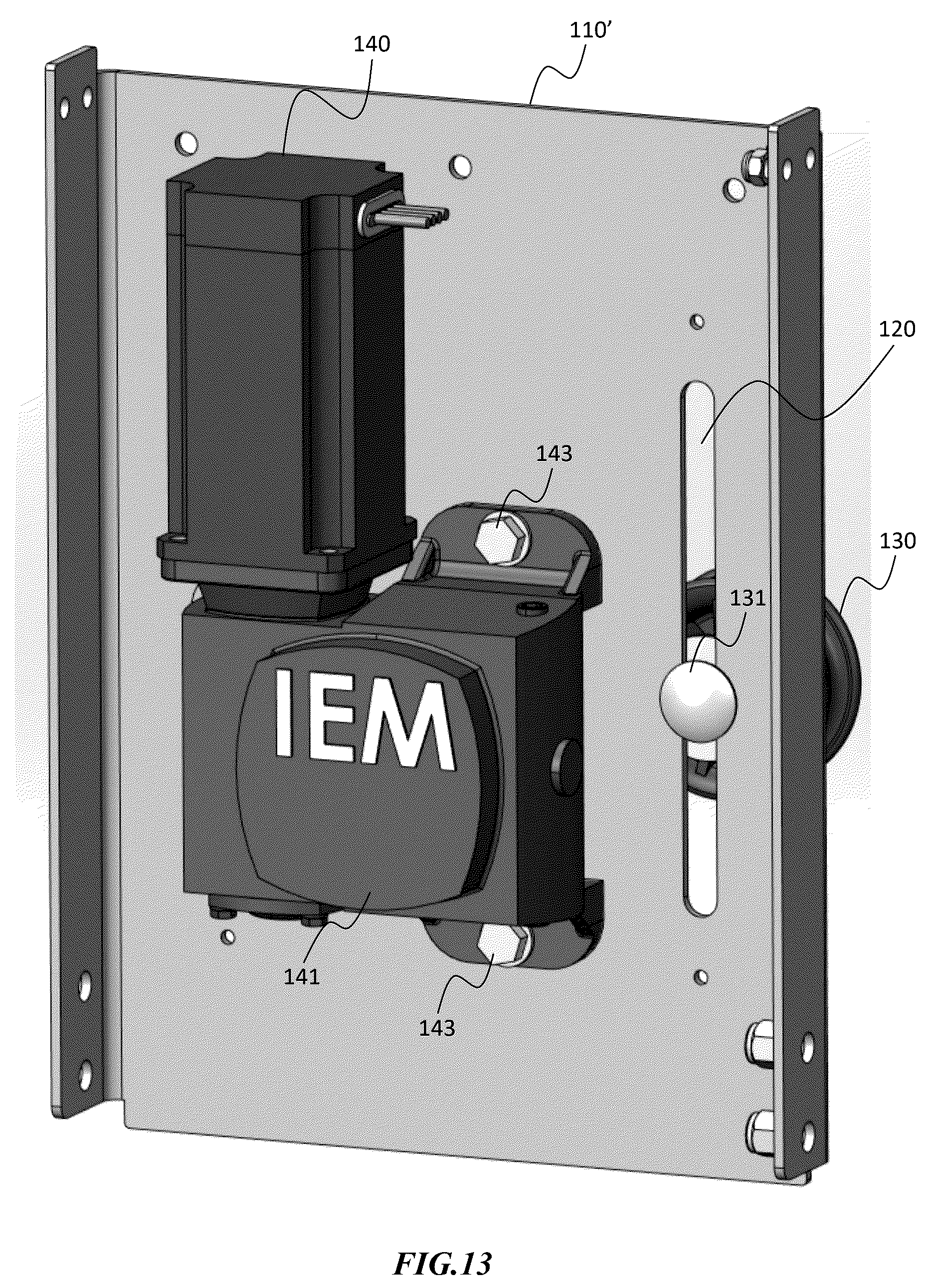 Patent US12312853 Figure 11 – Retrofit gate operator with adjustable idler sprockets