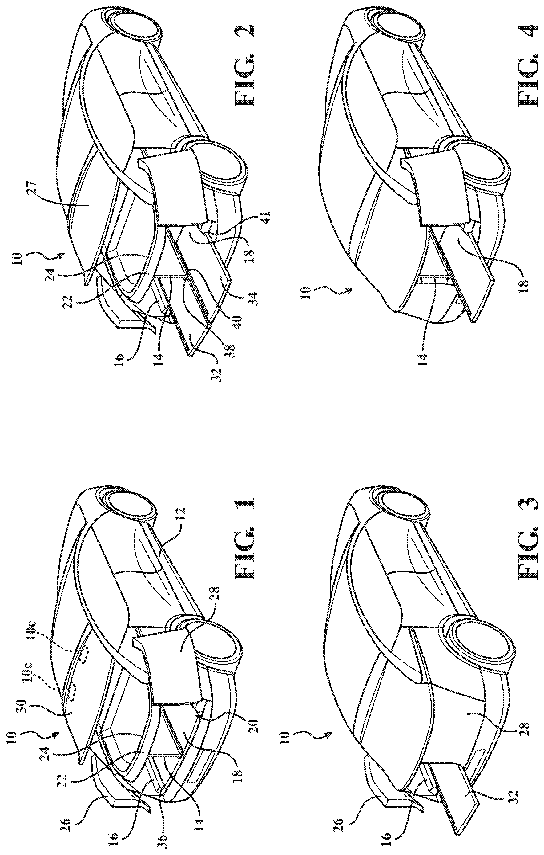 Patent US12312854 Figure 1 – Multi-access liftgate