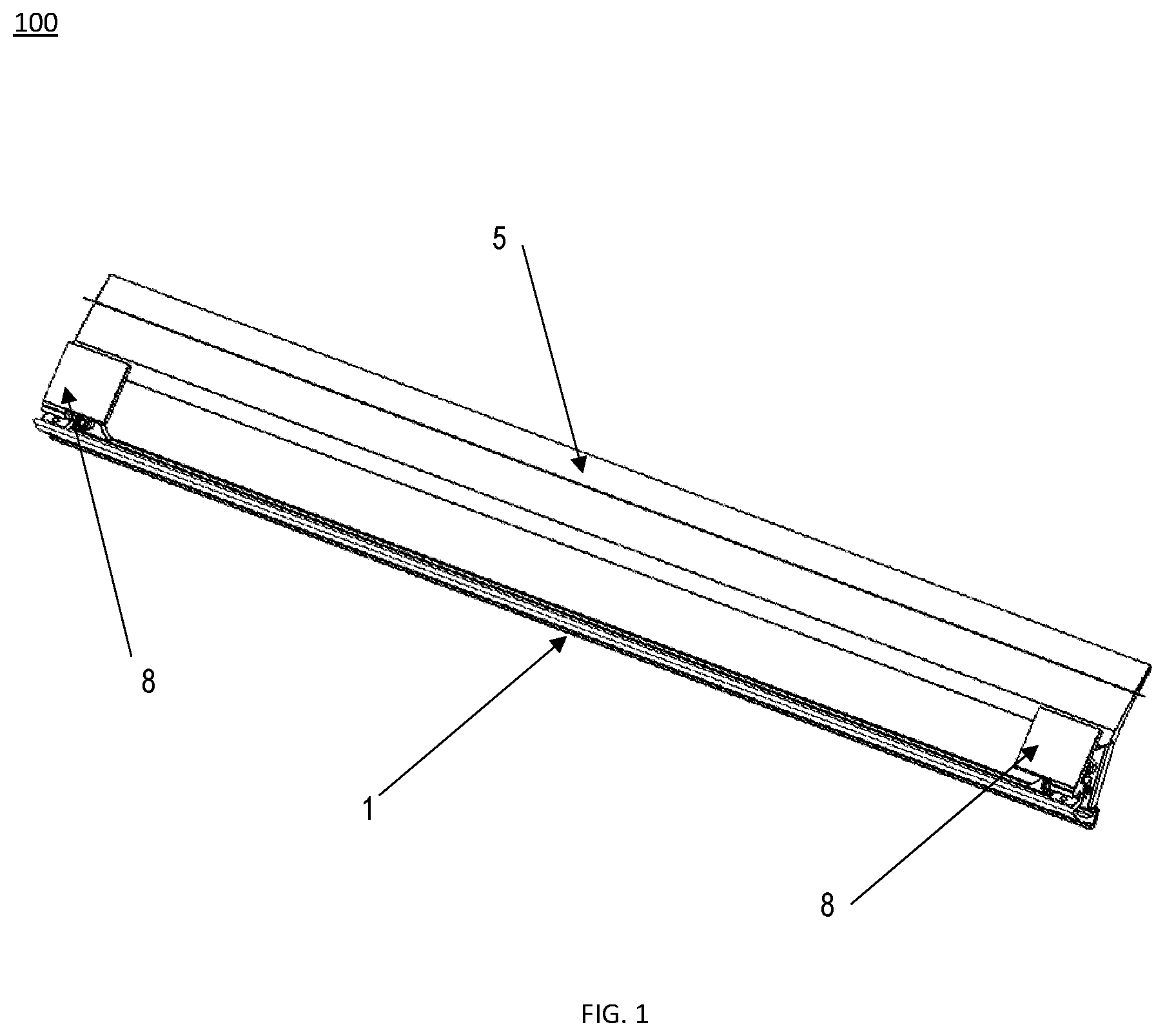 Patent US12312859 — Sliding glass door wedge — Figure 1