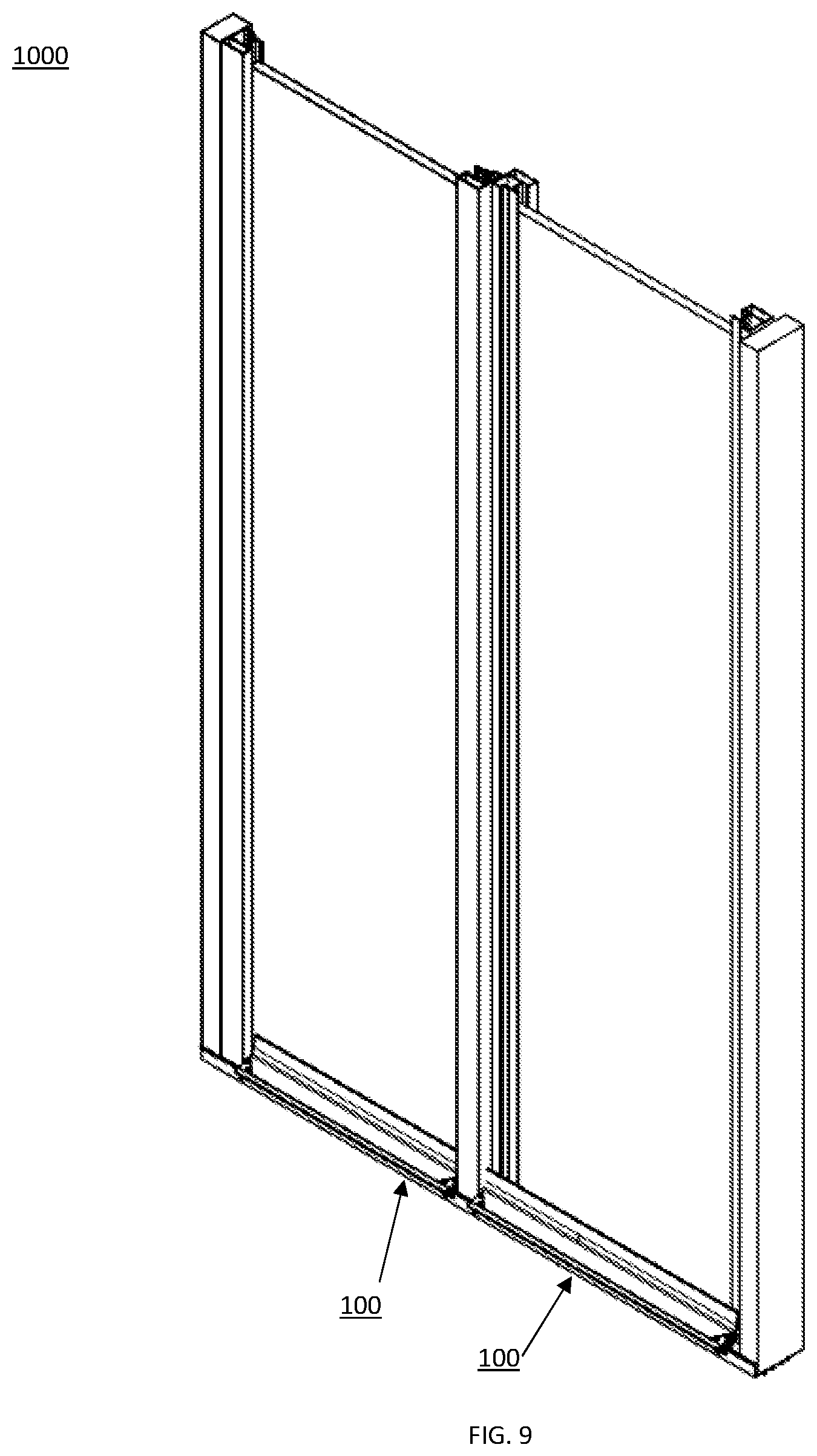 Patent US12312859 Figure 7 – Sliding glass door wedge