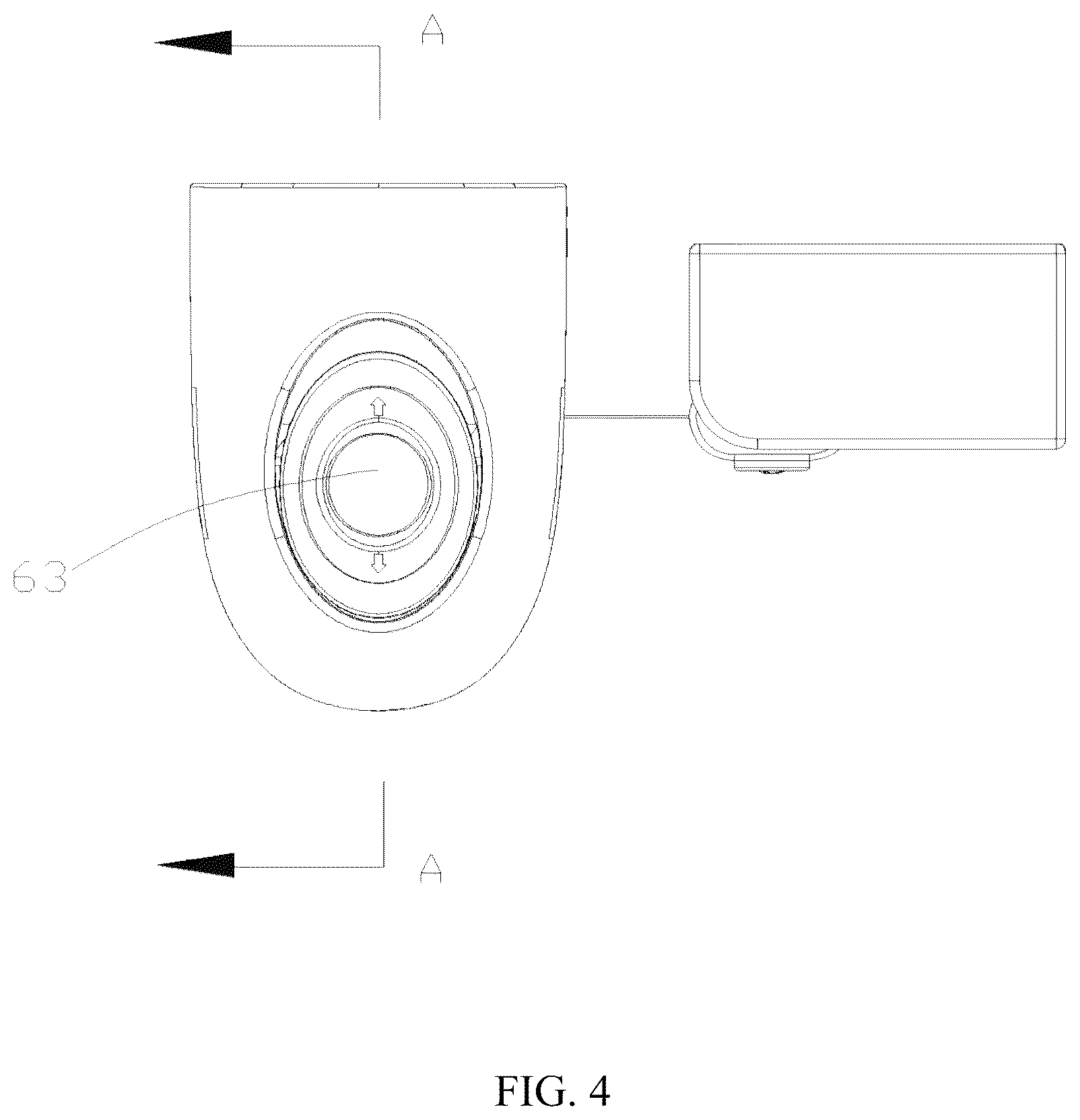Patent US12312860 Figure 4 – Door guardrail without exposed support rods