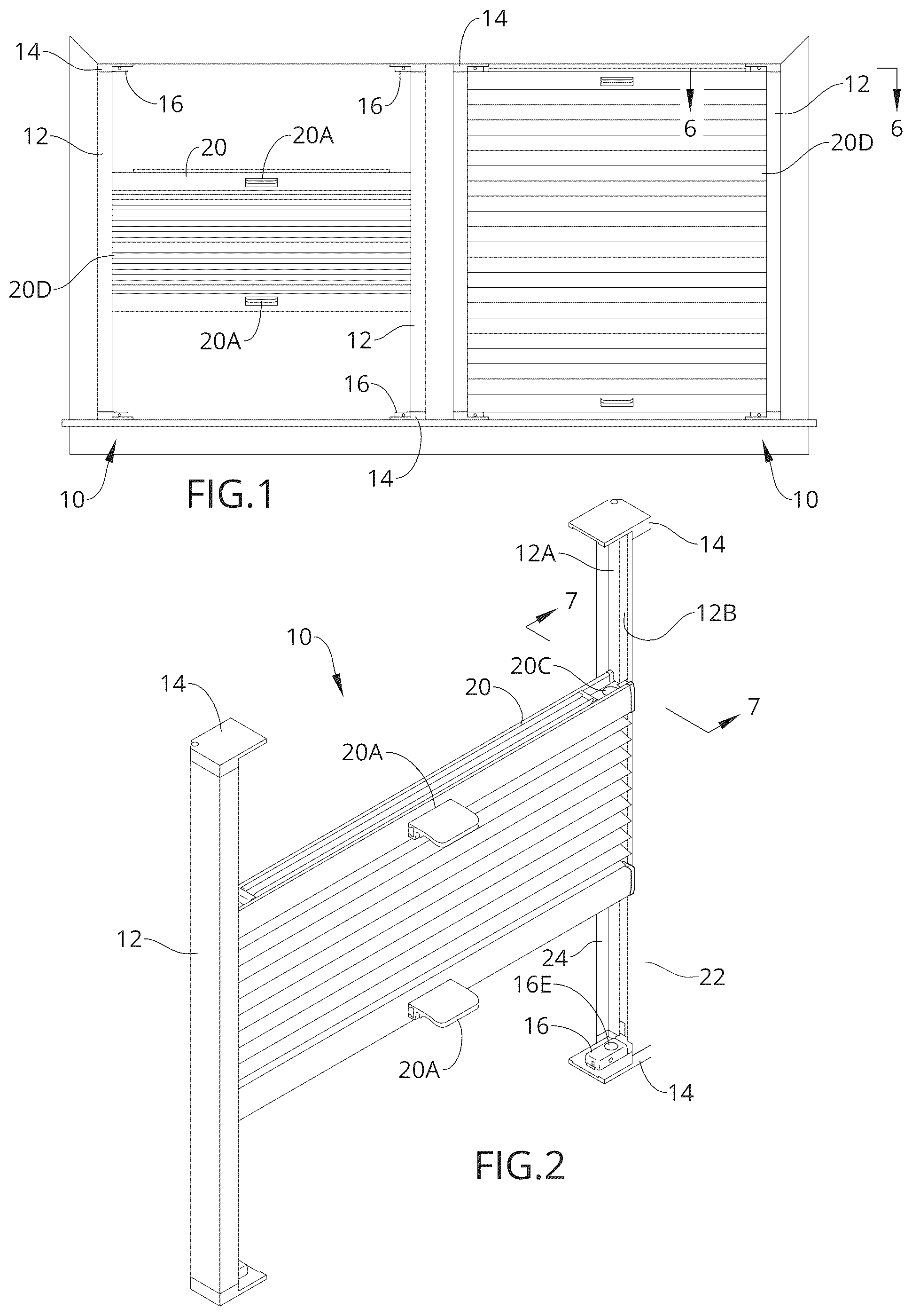 Patent US12312861 — Child safe tension corded shade — Figure 1