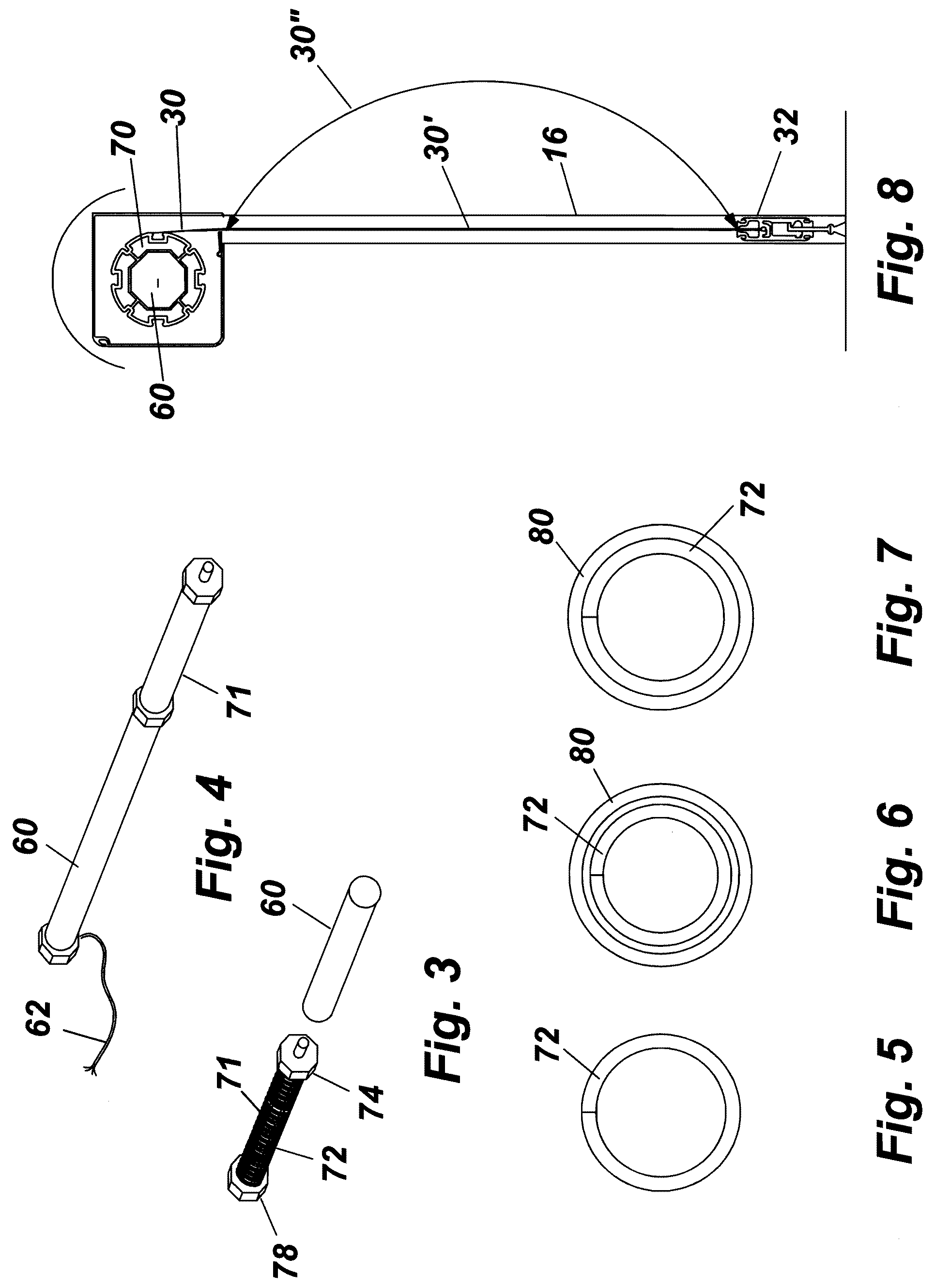 Patent US12312862 Figure 3 – Spring loaded screen fabric retention device